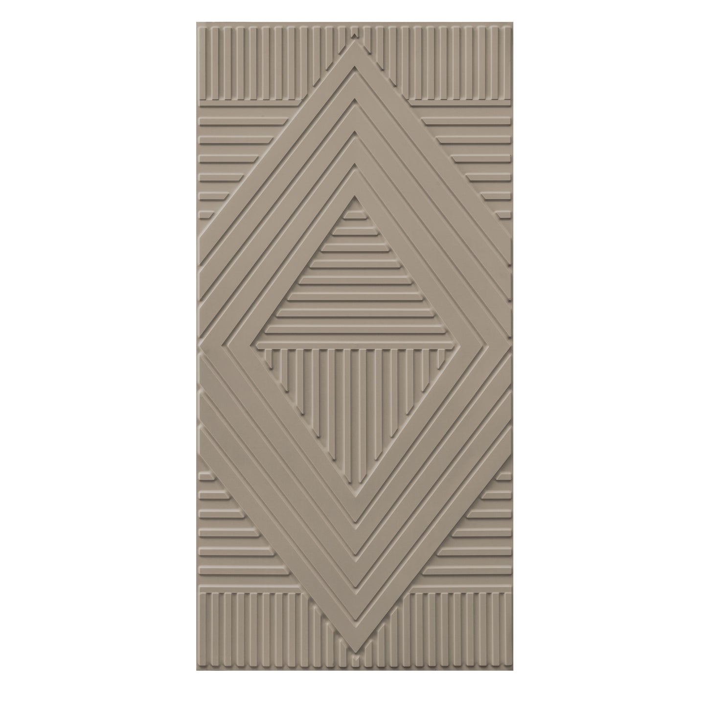 3D Peel and Stick Wall Panels - Soft-Touch Matte Finish, 1.6 ft X 3.4 ft - Alpaca Grey