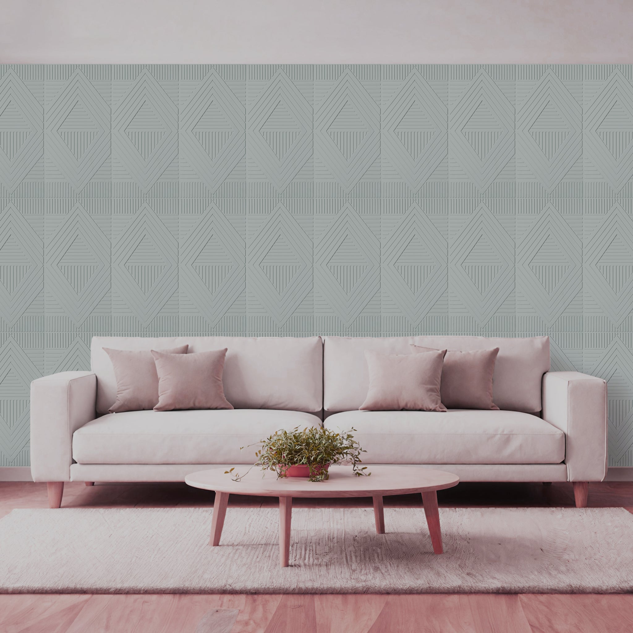 3D Peel and Stick Wall Panels - Soft-Touch Matte Finish, 1.6 ft X 3.4 ft - Alpaca Grey