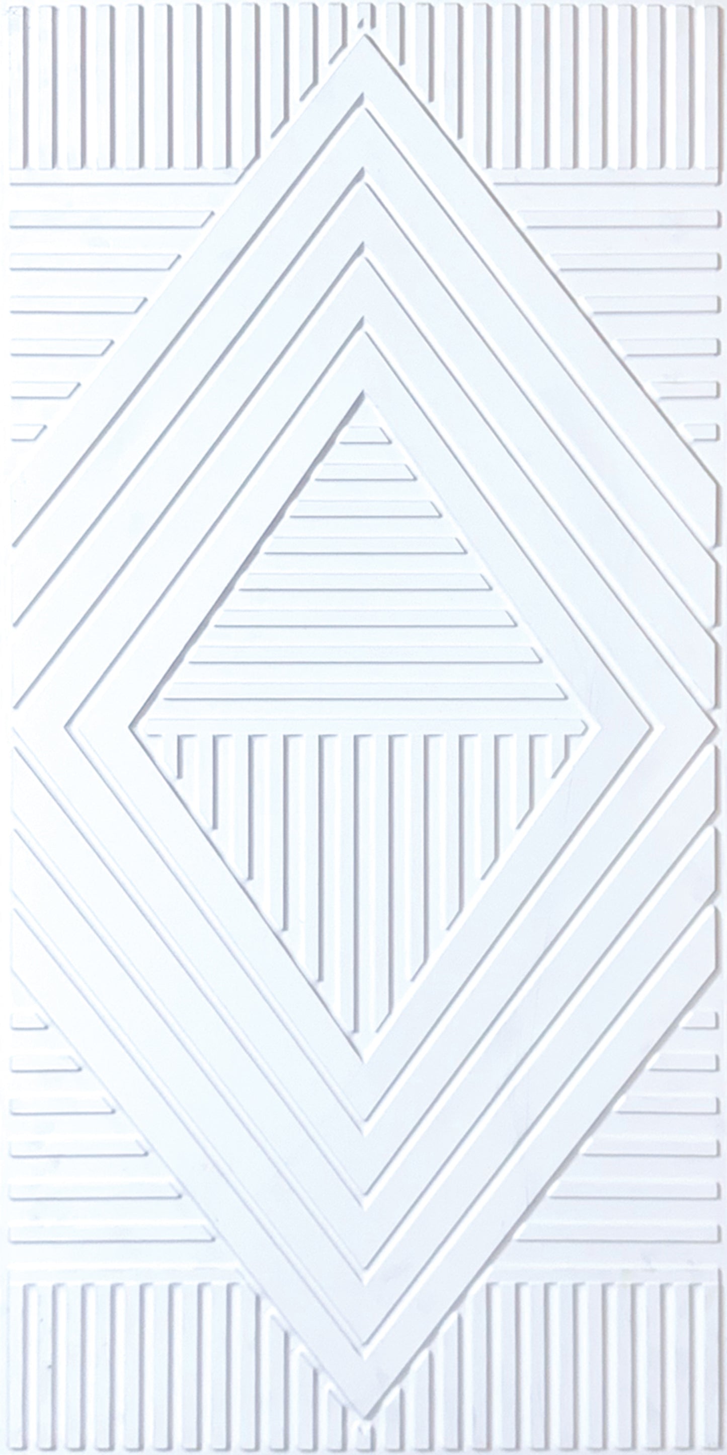 3D Peel and Stick Wall Panels - Soft-Touch Matte Finish, 1.6 ft X 3.4 ft - White