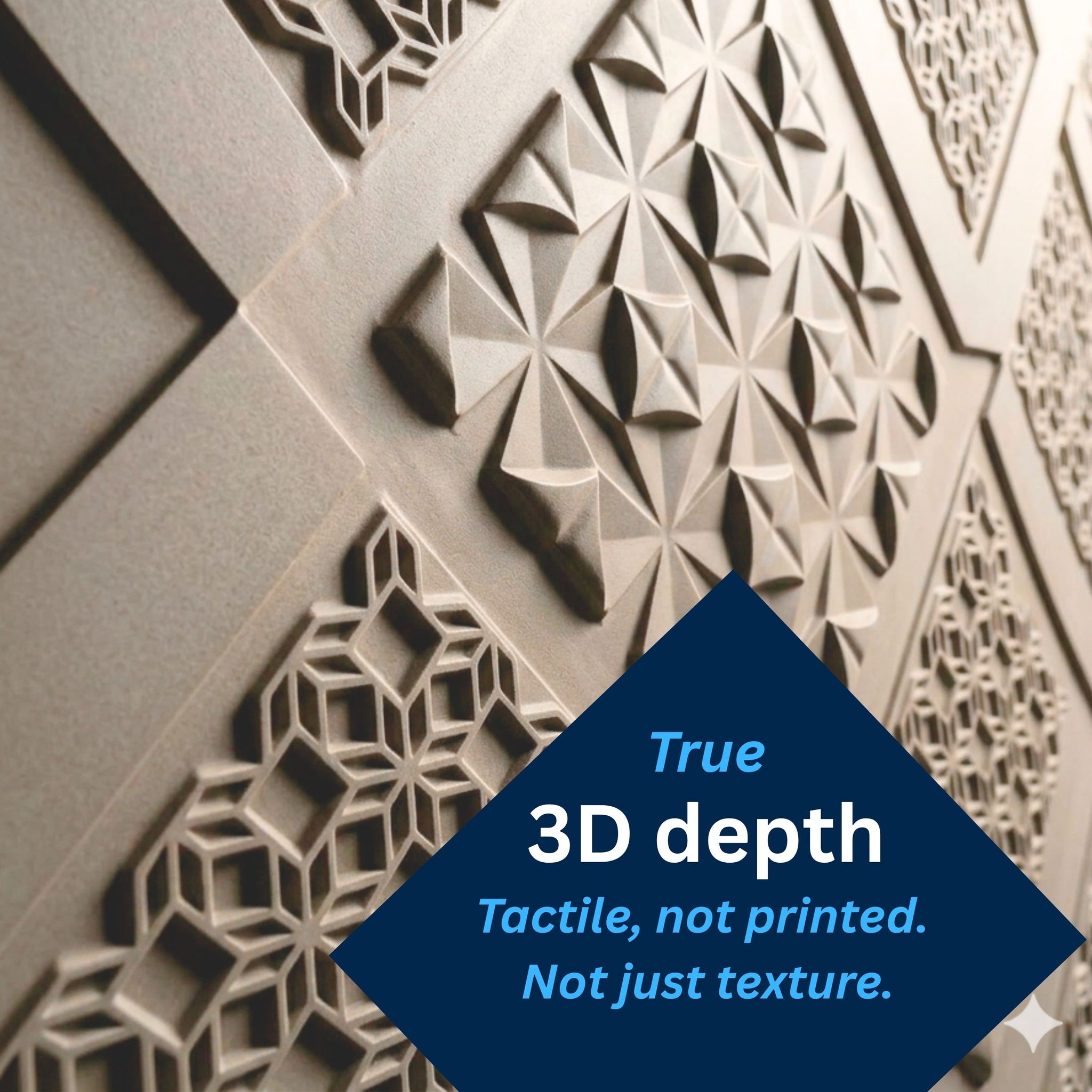 3D Peel and Stick Wall Panels - Soft-Touch Matte Finish, 1.6 ft X 3.4 ft - Alpaca Grey