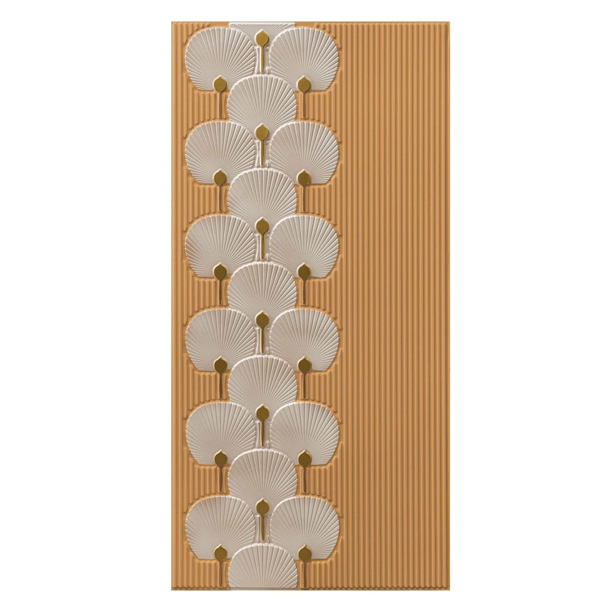 3D Peel and Stick Wall Panels - Soft-Touch Matte Finish, 1.6 ft X 3.4 ft - Almond Sand Silver