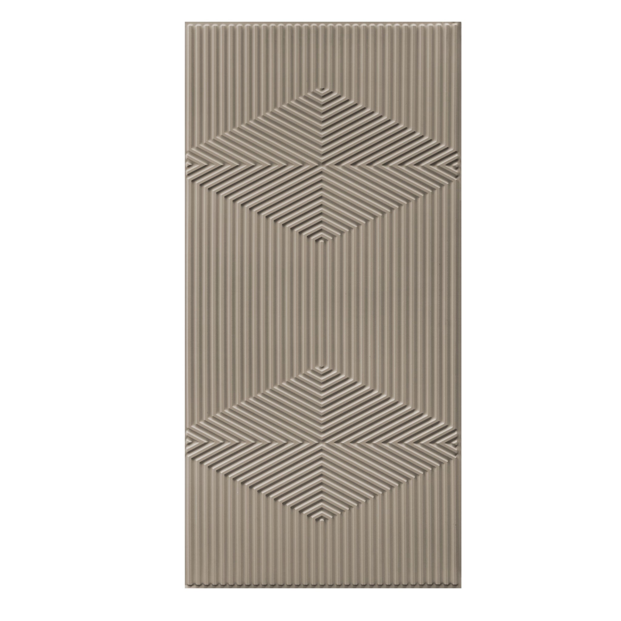 3D Peel and Stick Wall Panels - Soft-Touch Matte Finish, 1.6 ft X 3.4 ft - Alpaca Grey