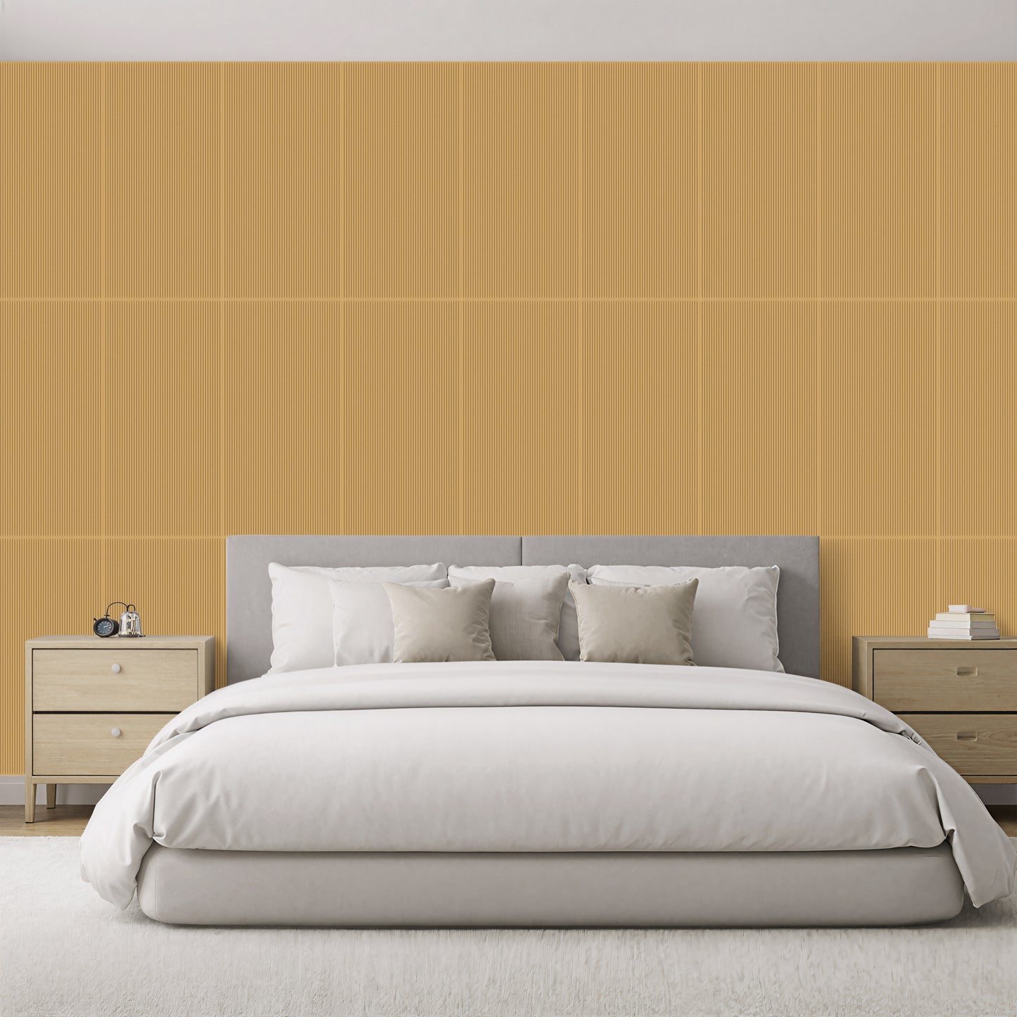3D Peel and Stick Wall Panels - Soft-Touch Matte Finish, 1.6 ft X 3.4 ft - Almond Sand