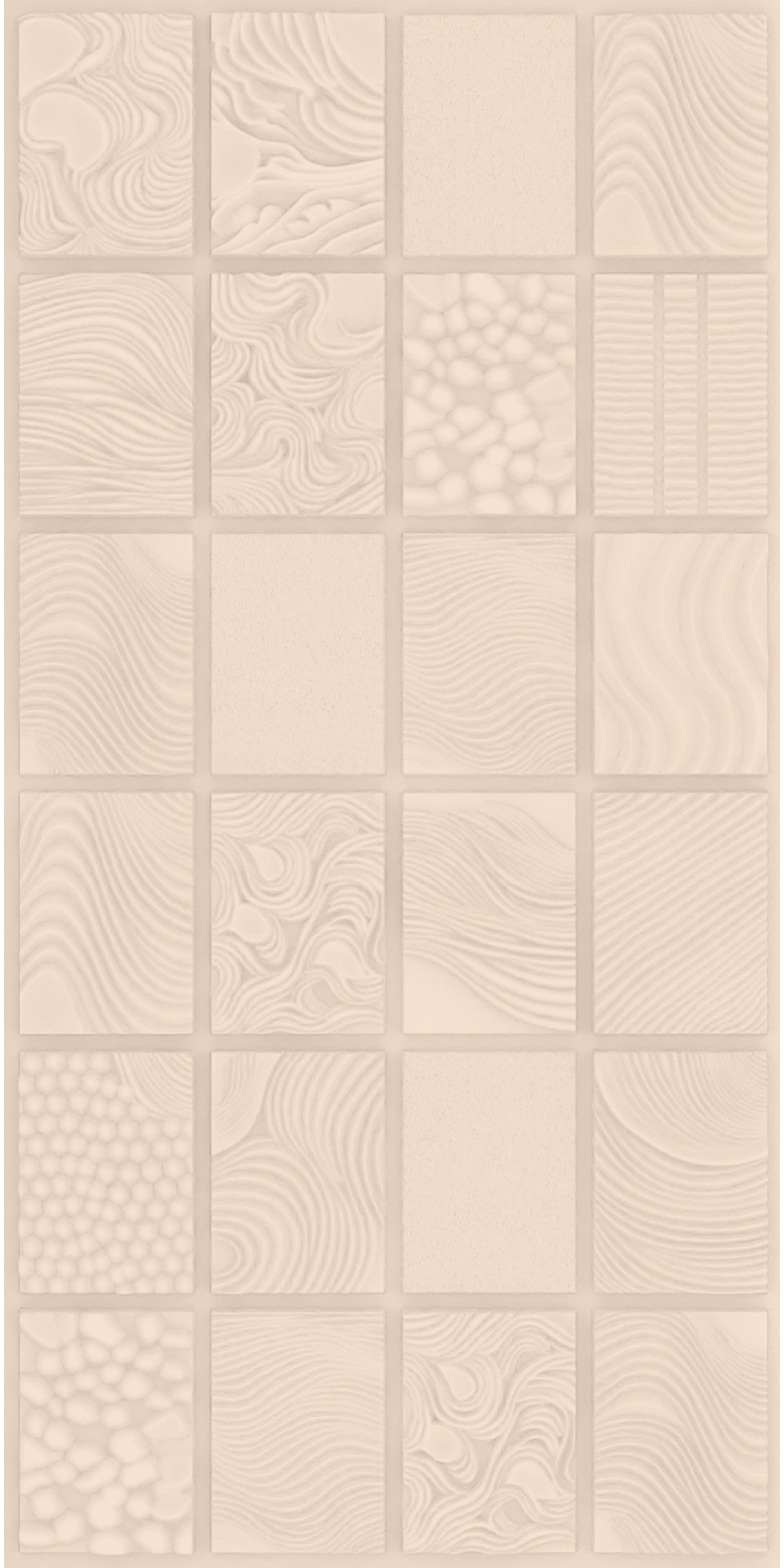 3D Peel and Stick Wall Panels - Soft-Touch Matte Finish, 1.6 ft X 3.4 ft - Moccasin