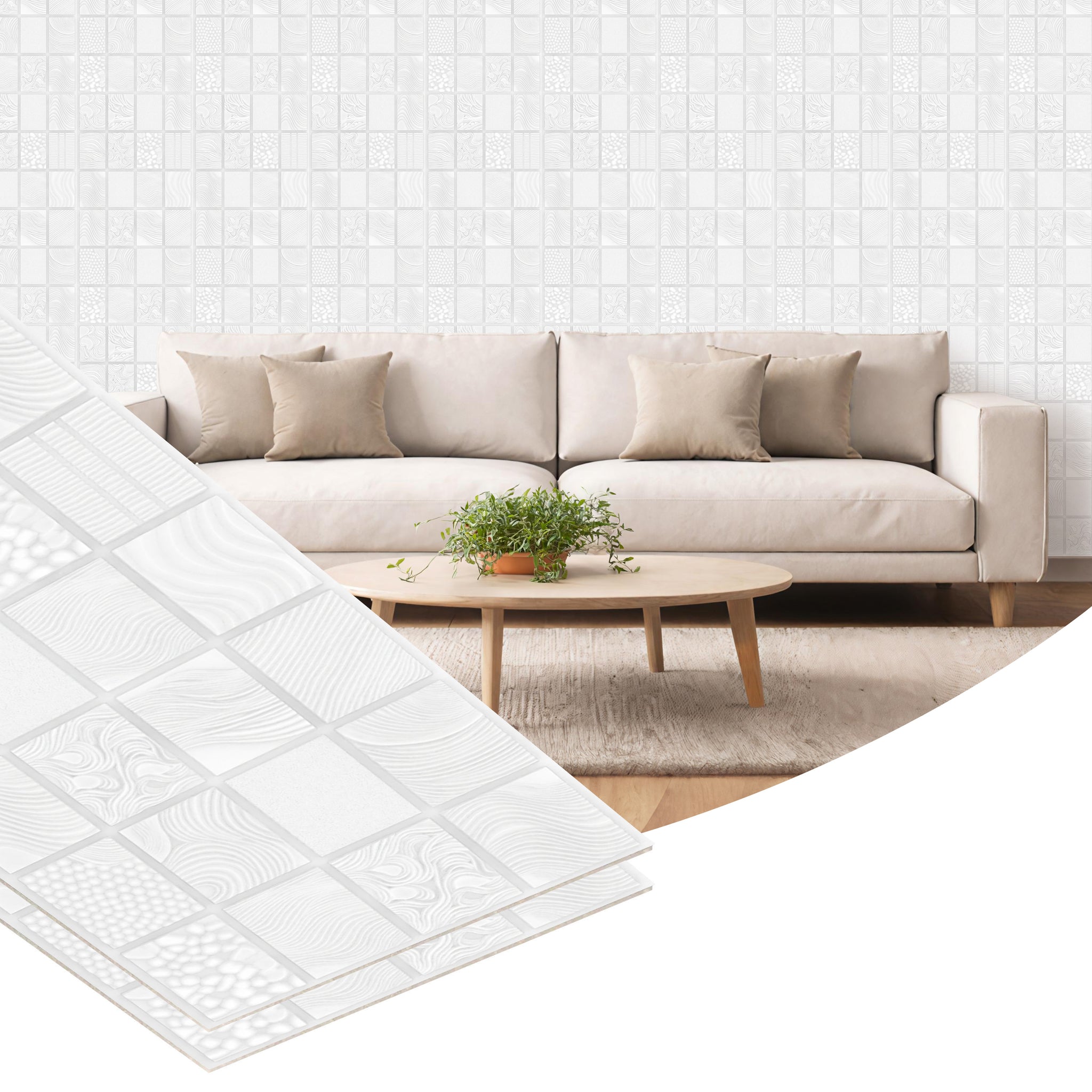 Peel and Stick 3D Wall Panel