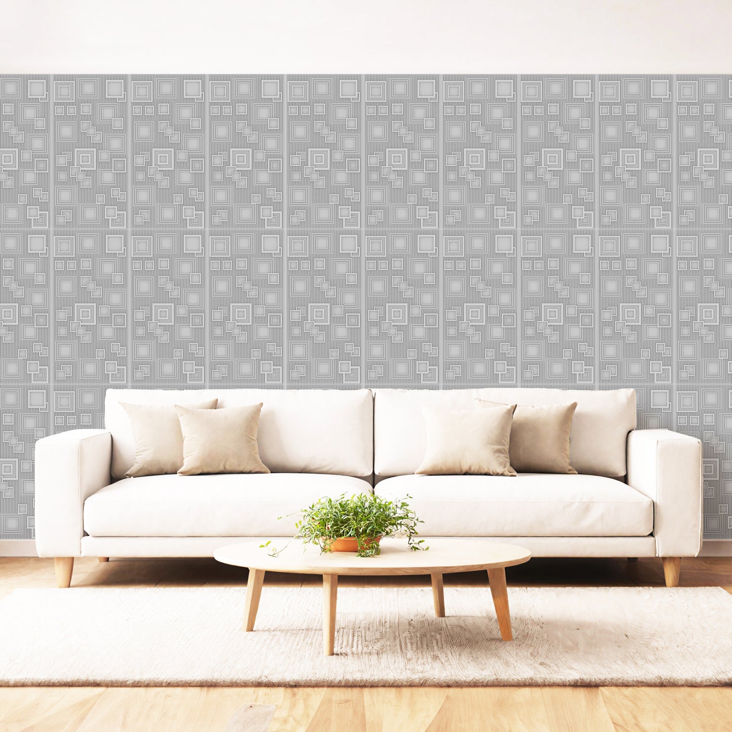 3D Peel and Stick Wall Panels - Soft-Touch Matte Finish, 1.6 ft X 3.4 ft - Alpaca Grey