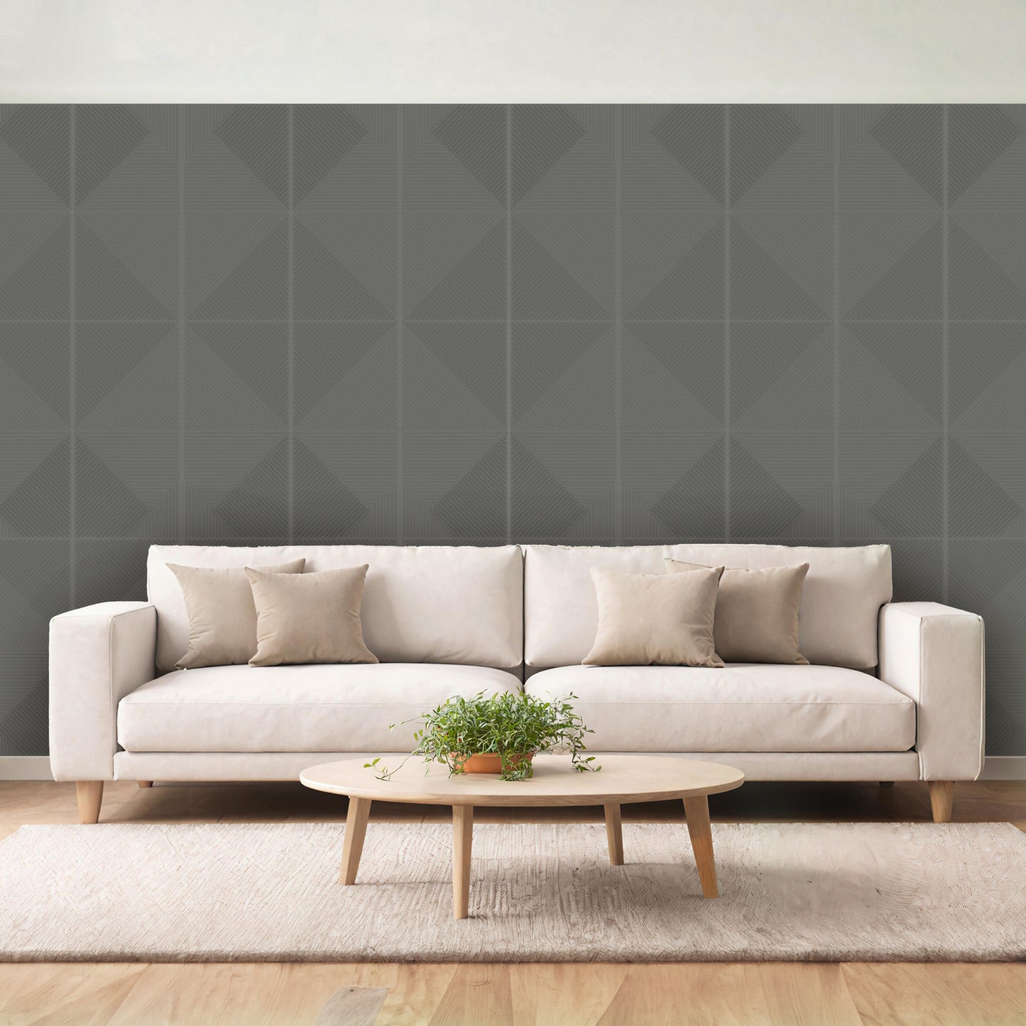 3D Peel and Stick Wall Panels - Soft-Touch Matte Finish, 1.6 ft X 3.4 ft - Rose Taupe