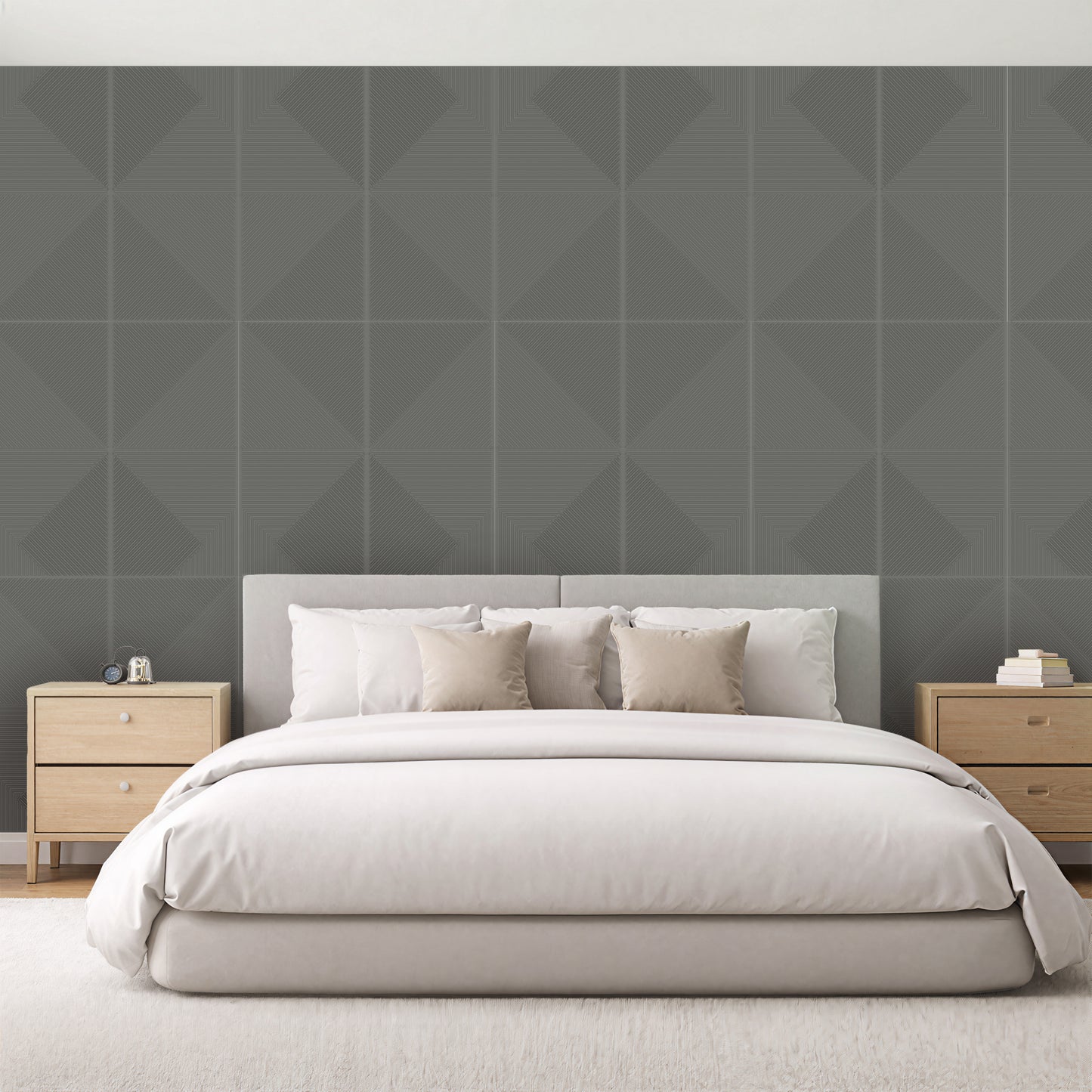 3D Peel and Stick Wall Panels - Soft-Touch Matte Finish, 1.6 ft X 3.4 ft - Rose Taupe