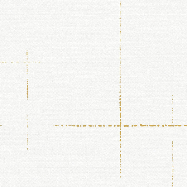 Textured Wallpaper Abstract in White|Gold
