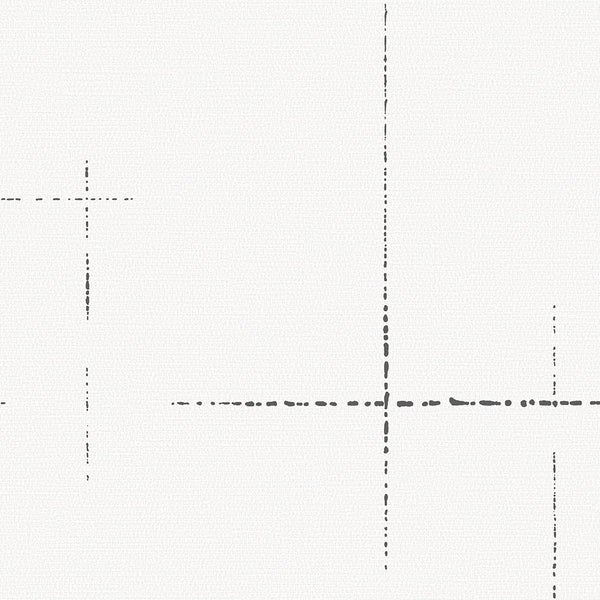 Textured Wallpaper Abstract in White|Black