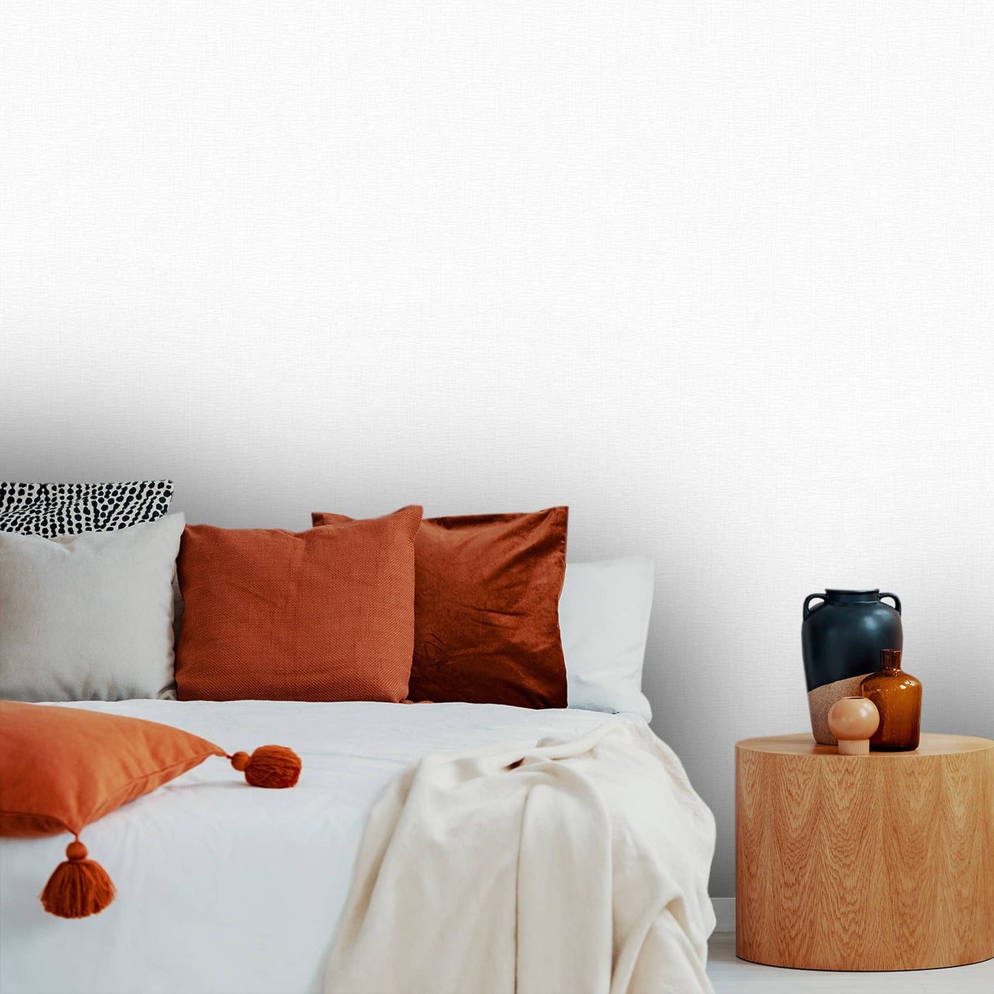 Textured Wallpaper Abstract in Cream