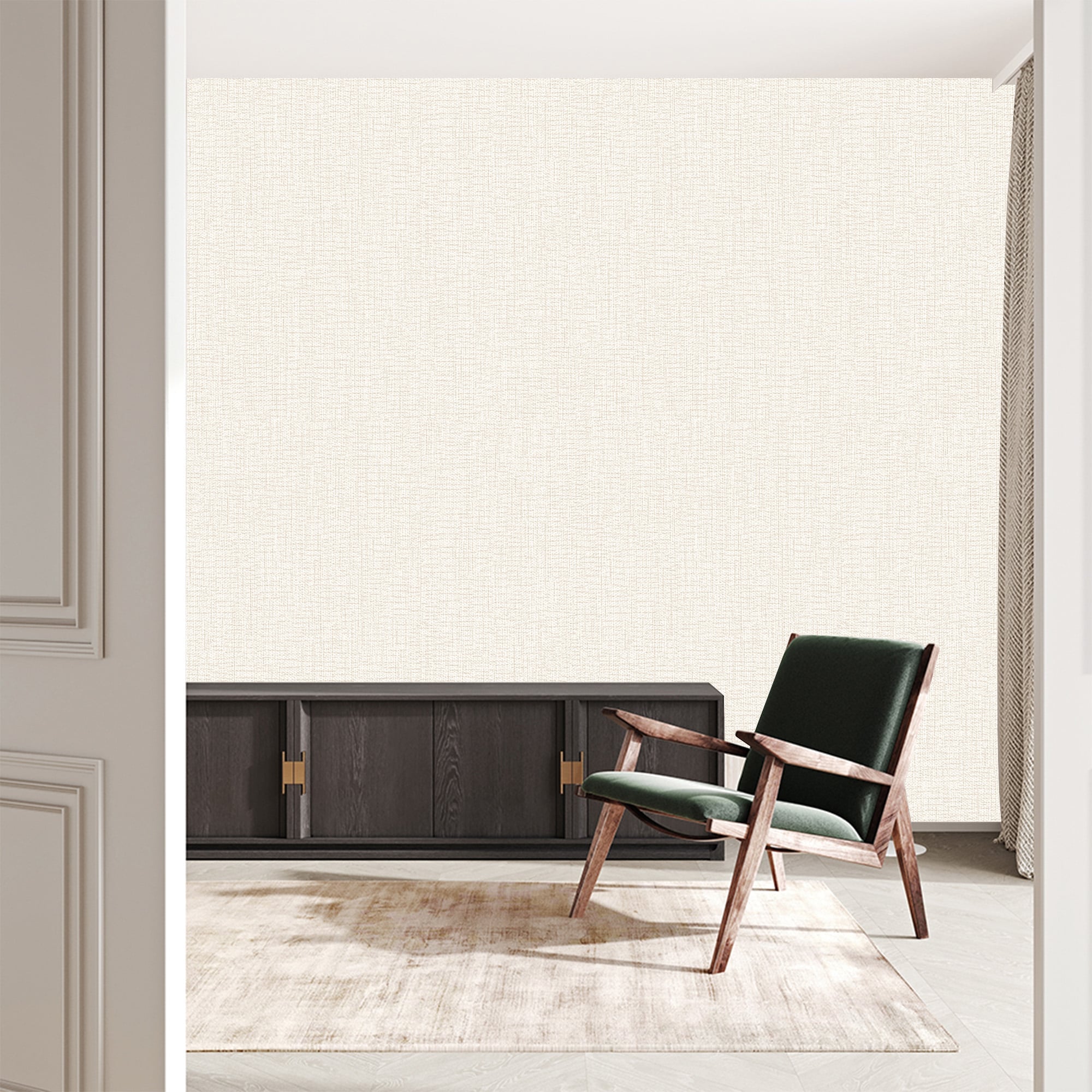 Textured Wallpaper Abstract in Ivory
