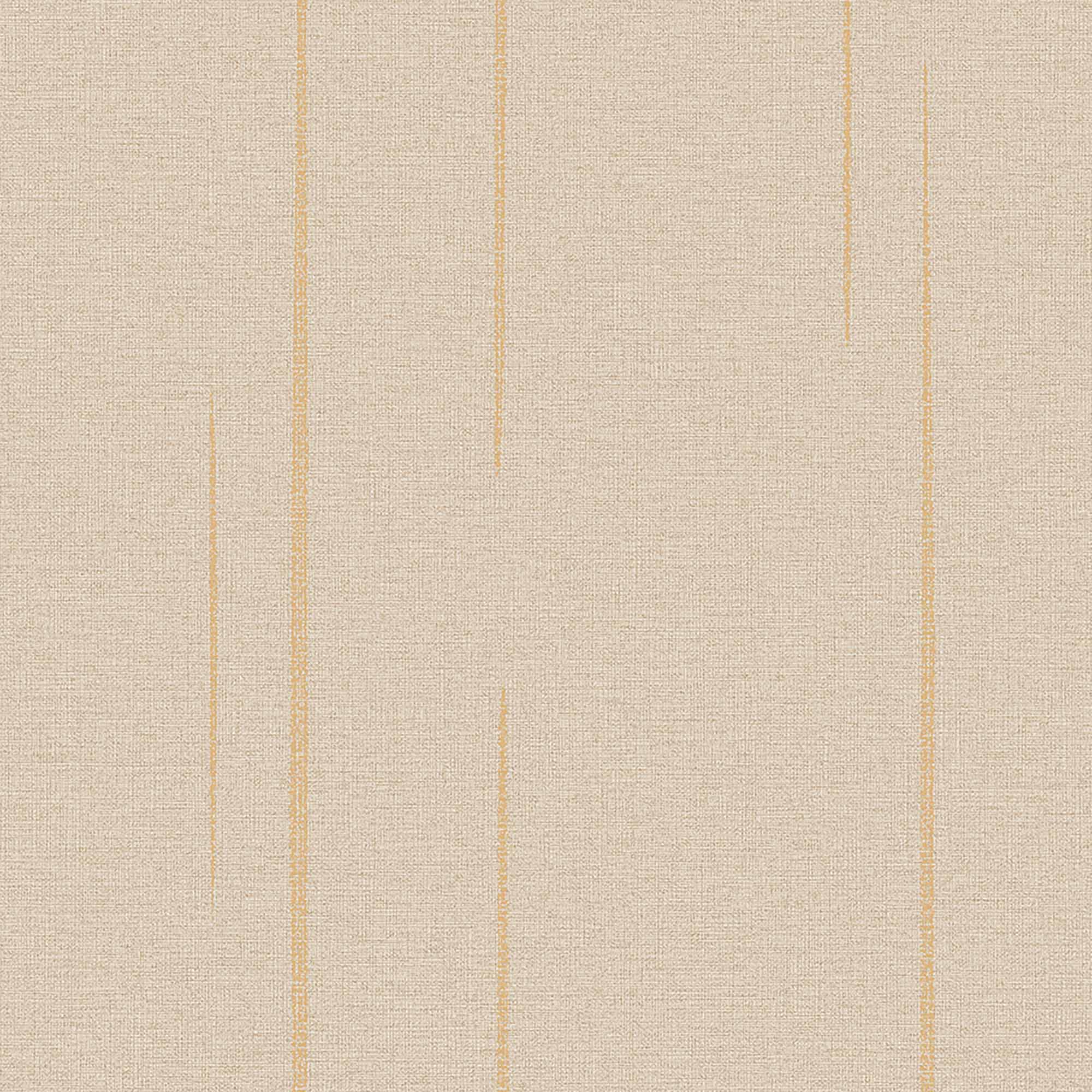Textured Wallpaper Abstract in Beige|Gold