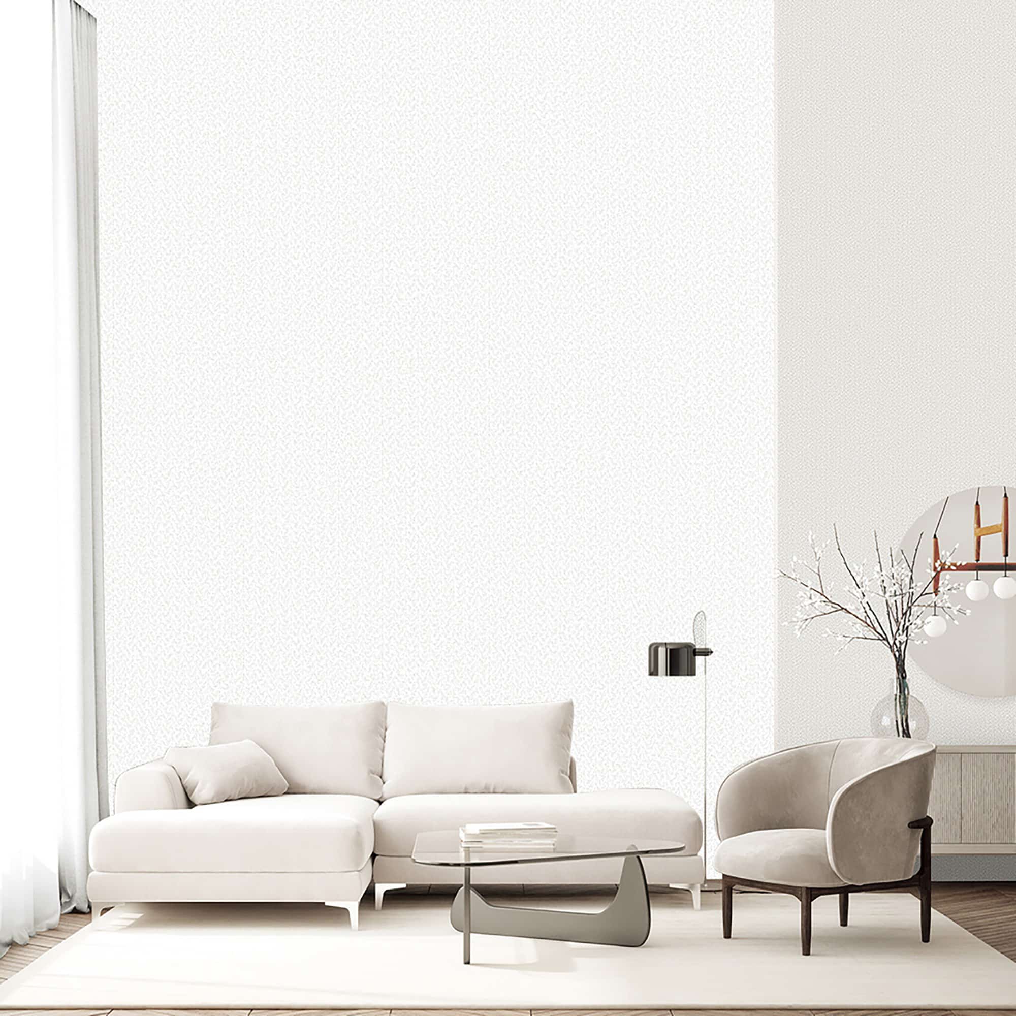 Textured Wallpaper Abstract in Cream