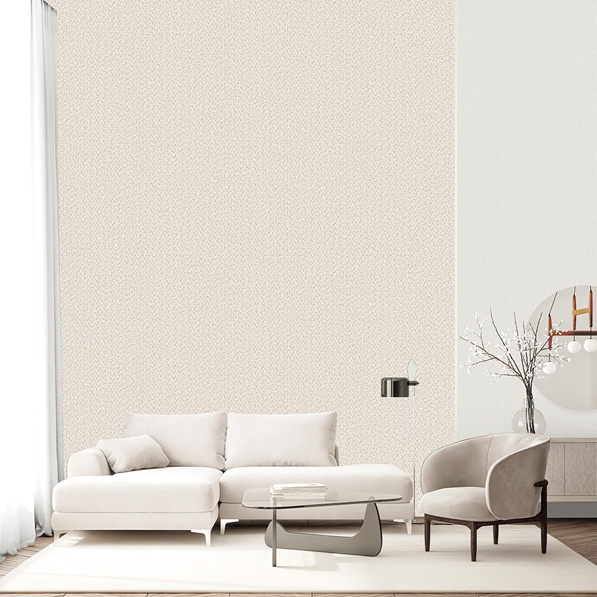 Textured Wallpaper Abstract in Beige