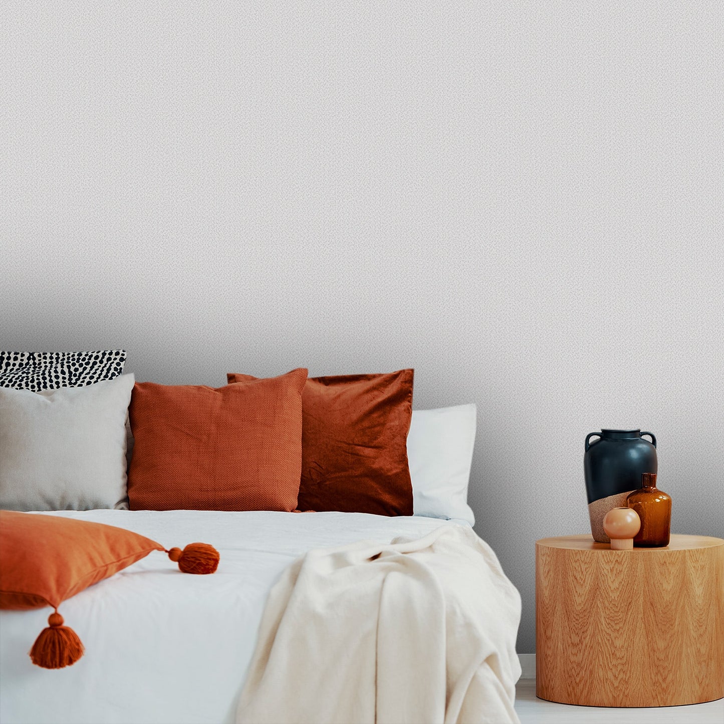 Textured Wallpaper Abstract in Light Grey