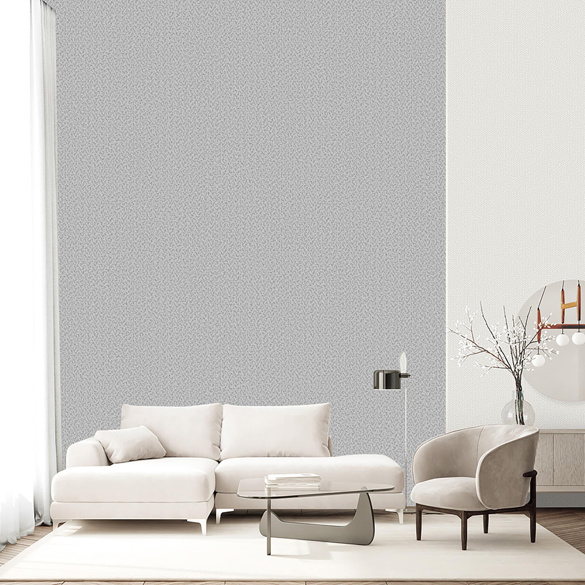 Textured Wallpaper Abstract in Grey