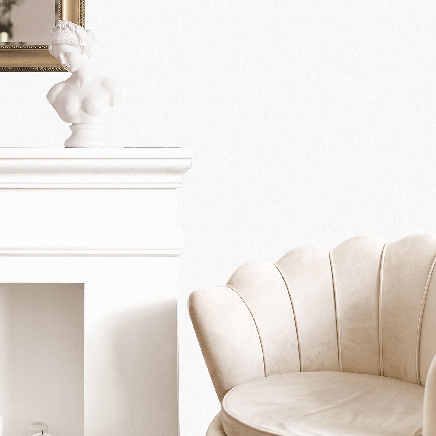 Textured Wallpaper Abstract in White