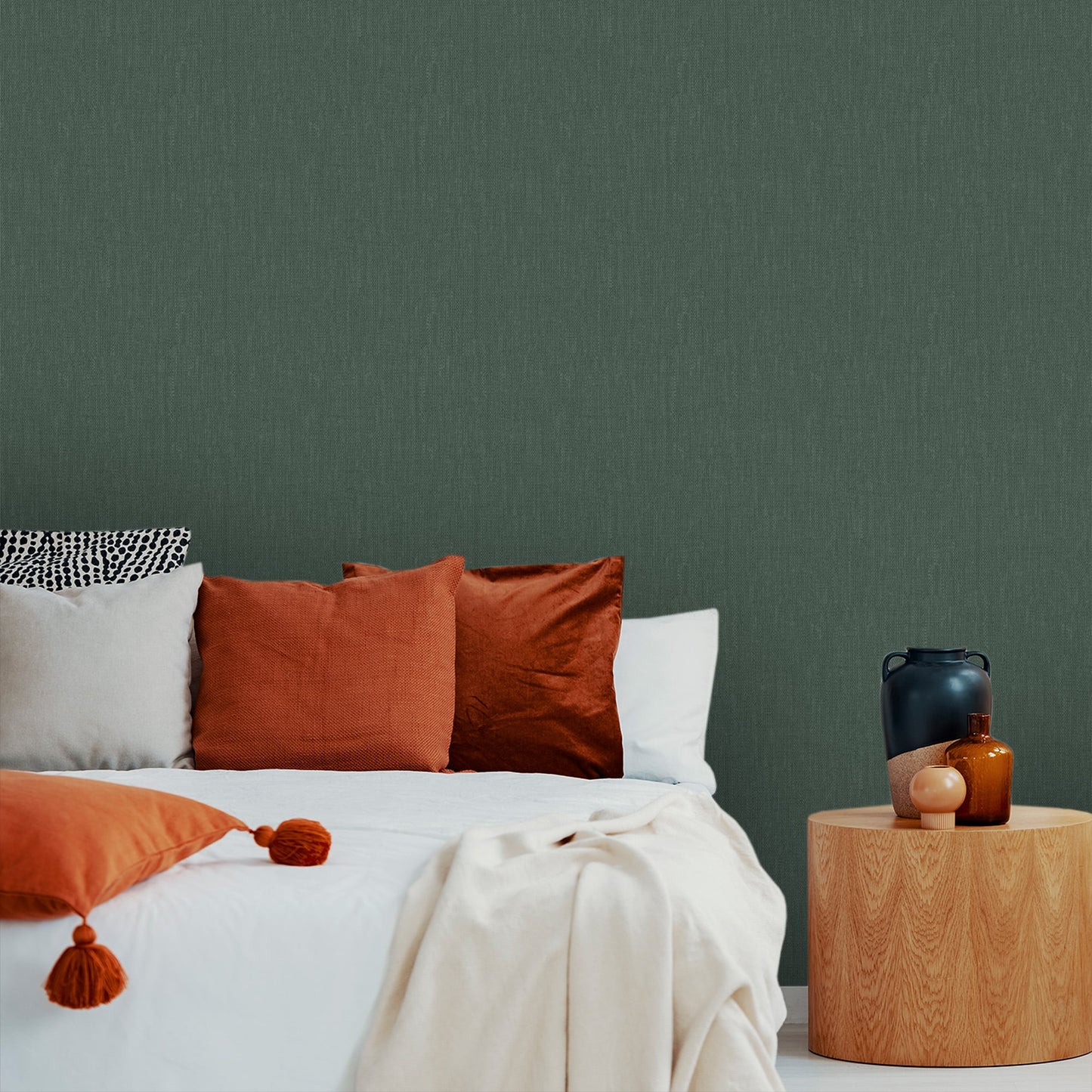 Textured Wallpaper Abstract in Green