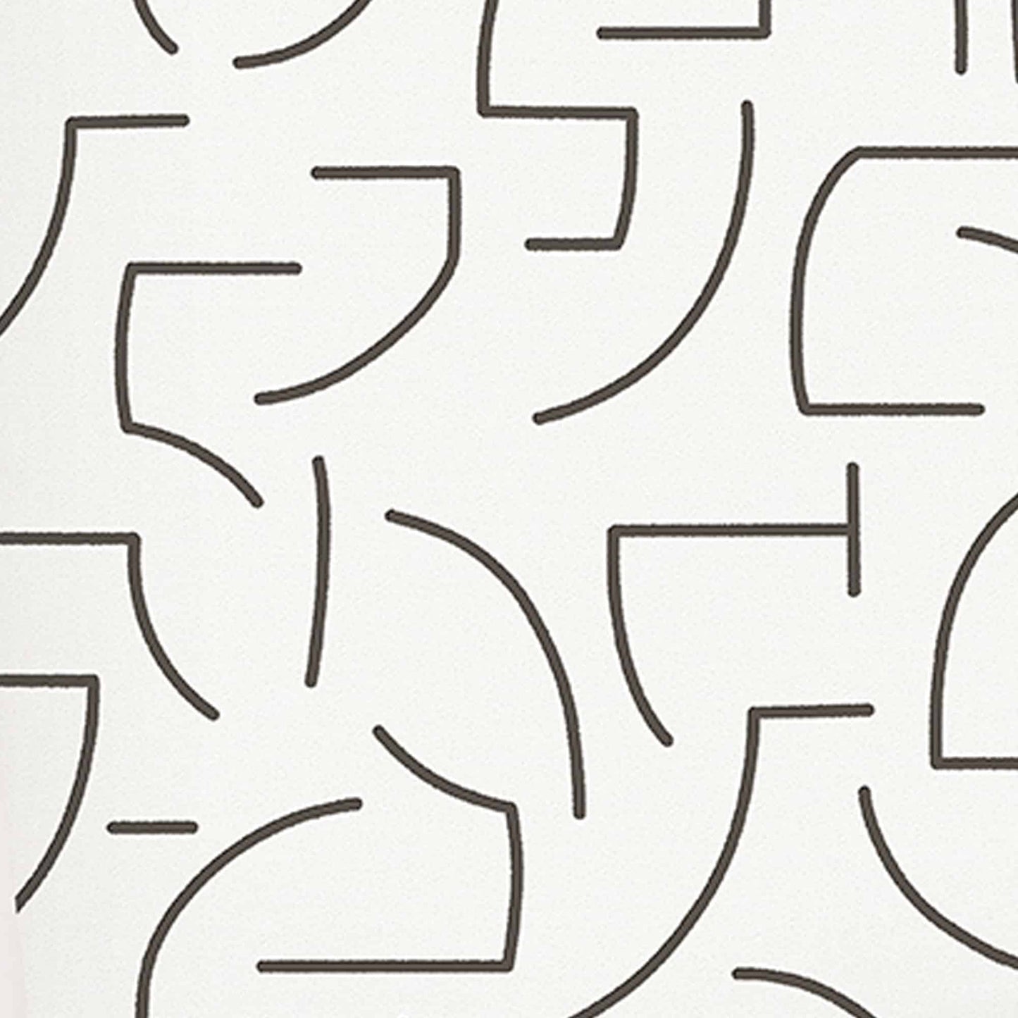 Textured Wallpaper Geometric in White|Black