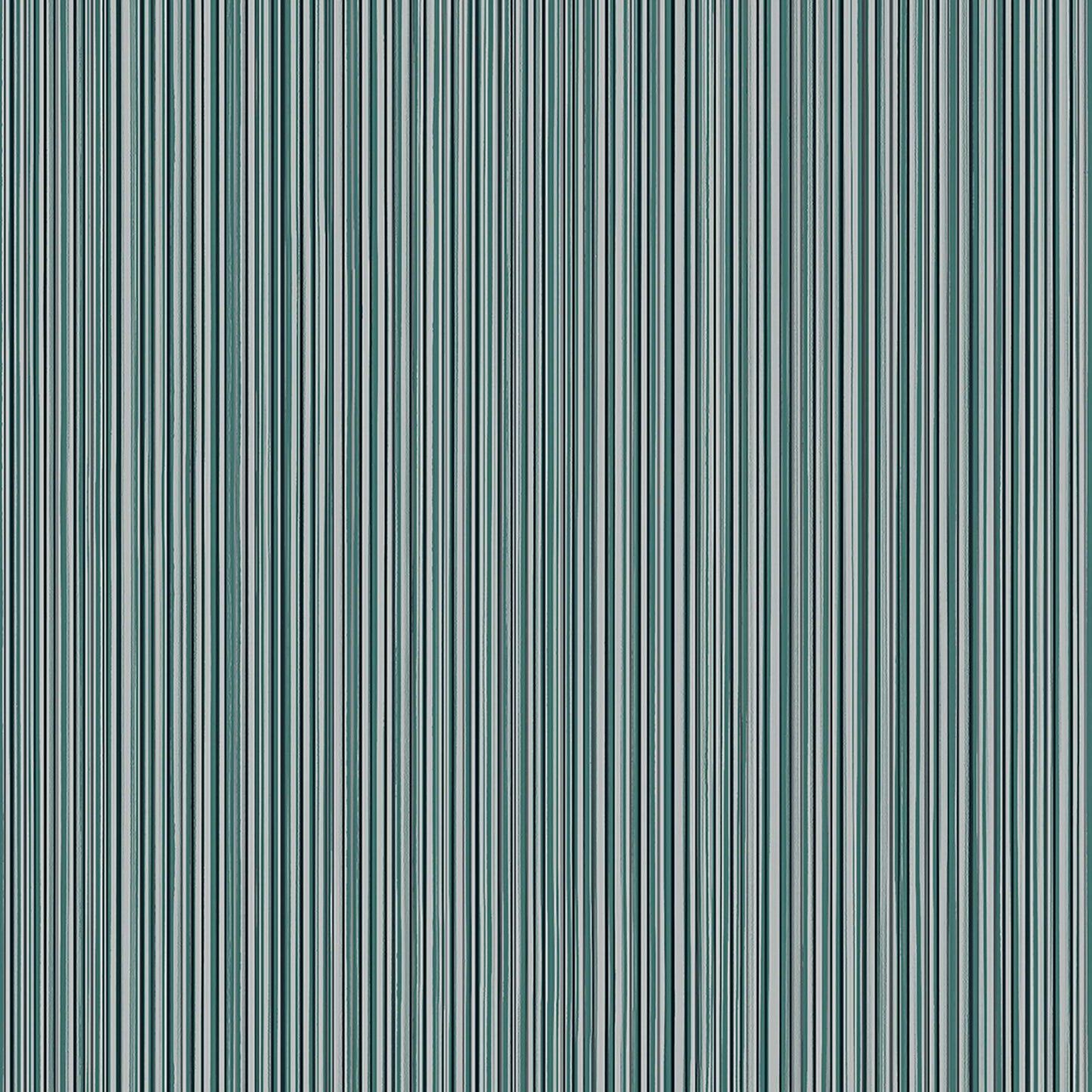 Textured Wallpaper Stripes in Teal