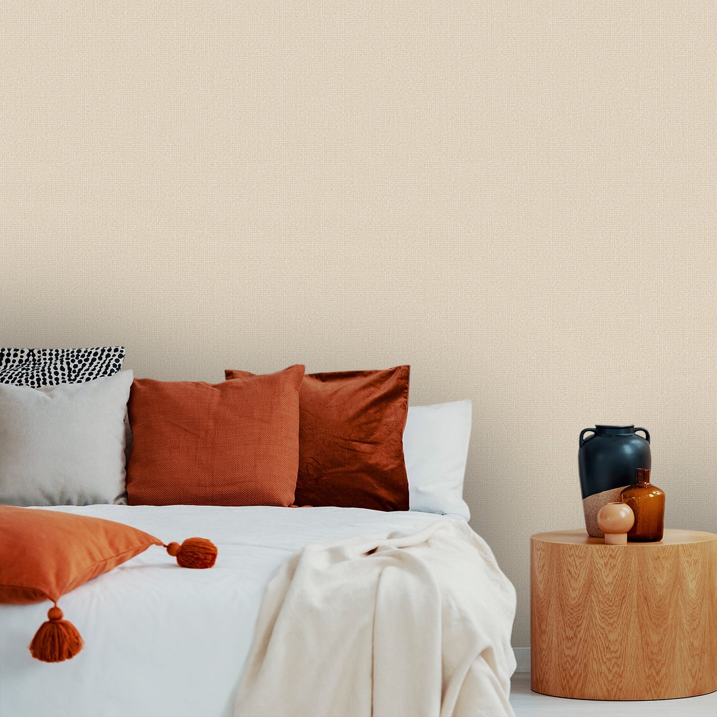 Textured Wallpaper Abstract in Beige