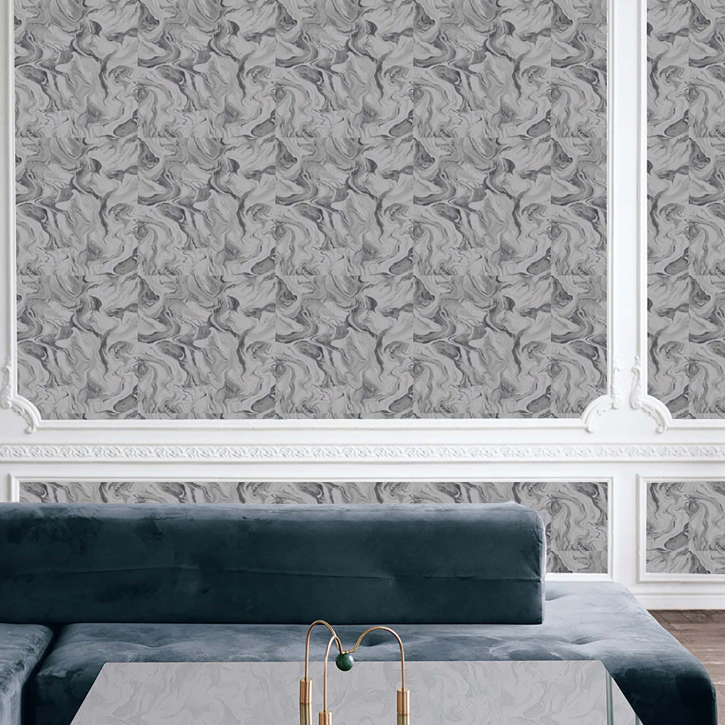 Textured Wallpaper Abstract in Charcoal|Grey