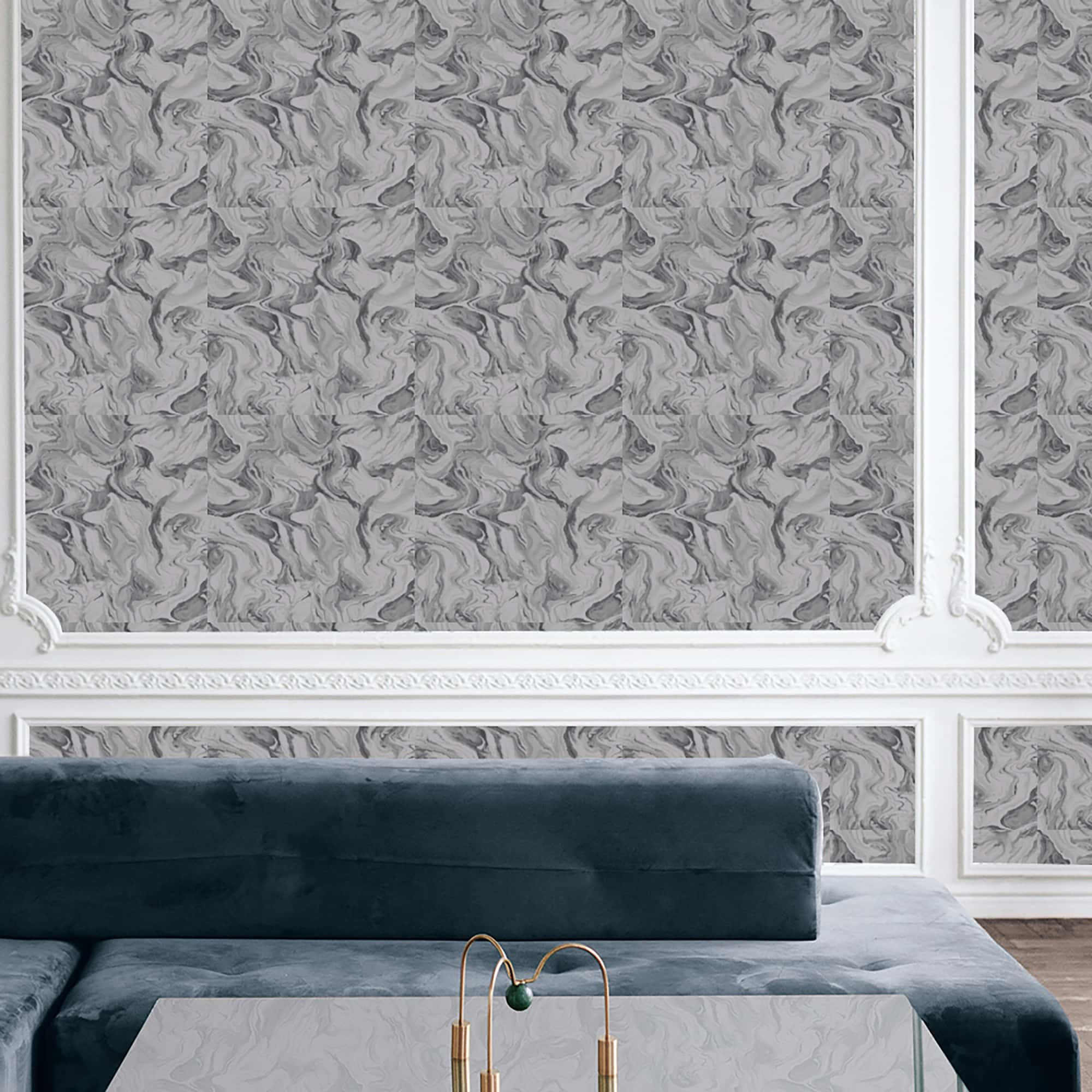 Textured Wallpaper Abstract in Charcoal|Grey