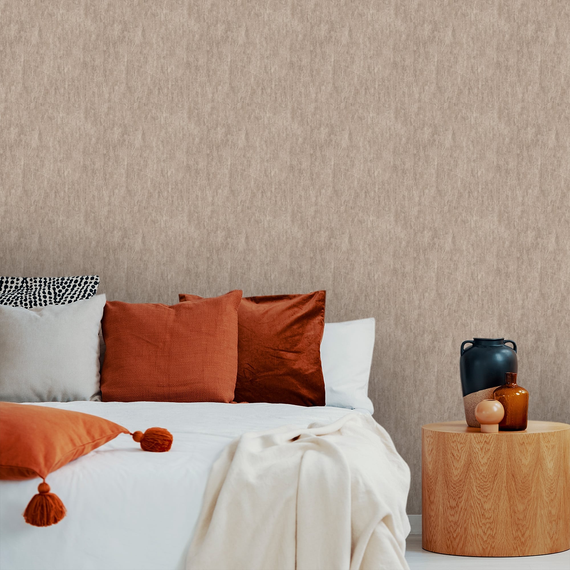 Textured Wallpaper Abstract in Brown