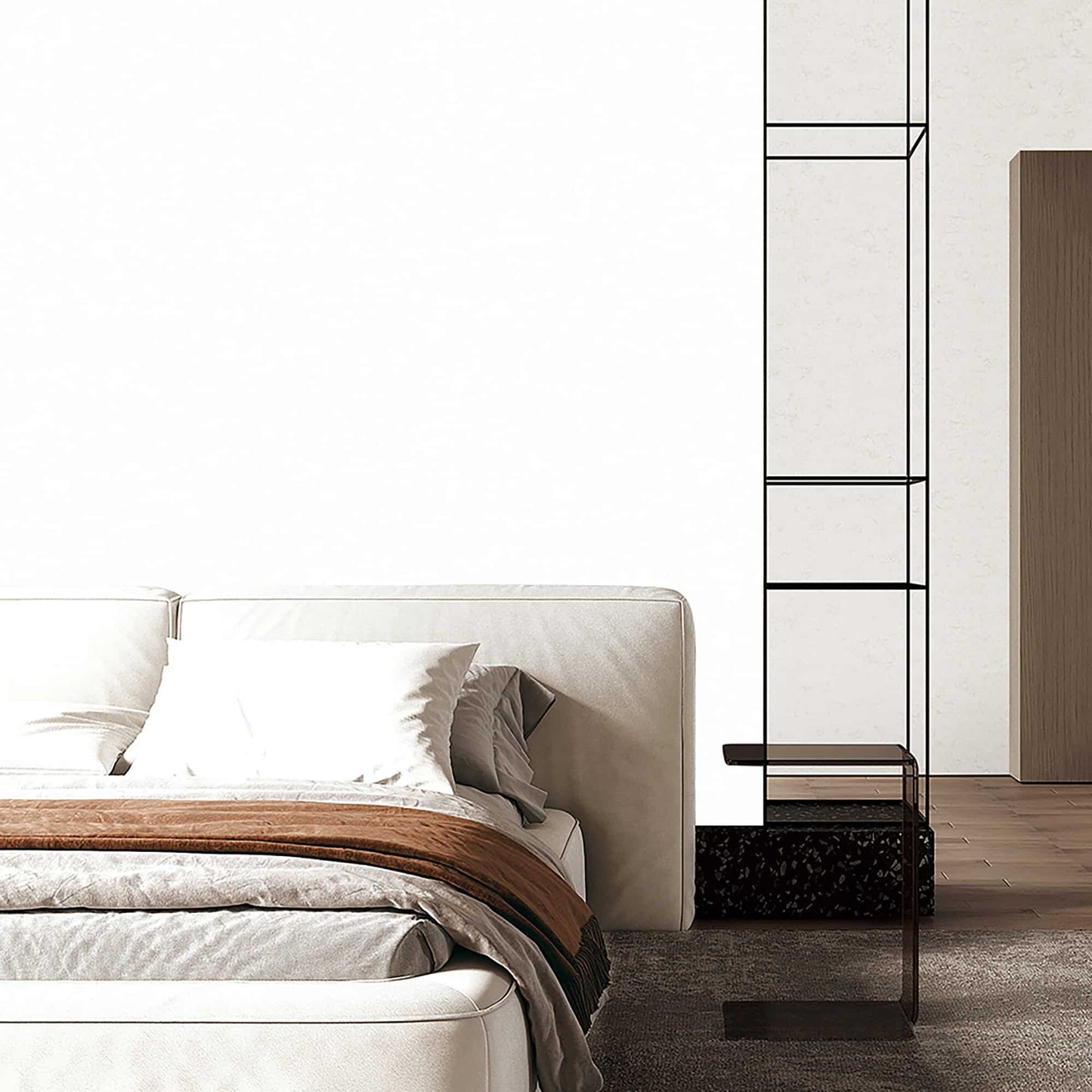 Textured Wallpaper Abstract in White