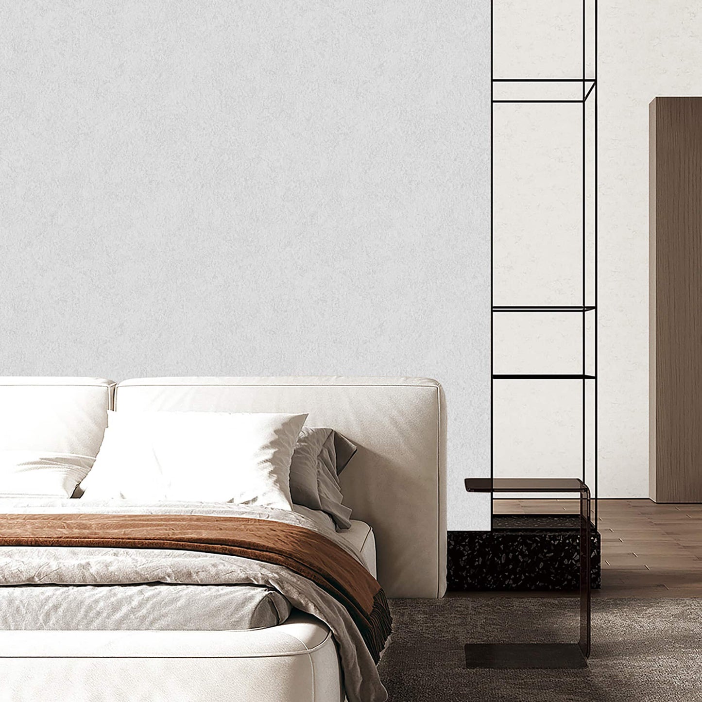 Textured Wallpaper Abstract in Light Grey