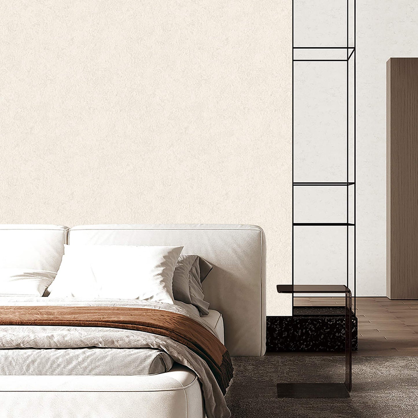 Textured Wallpaper Abstract in Cream