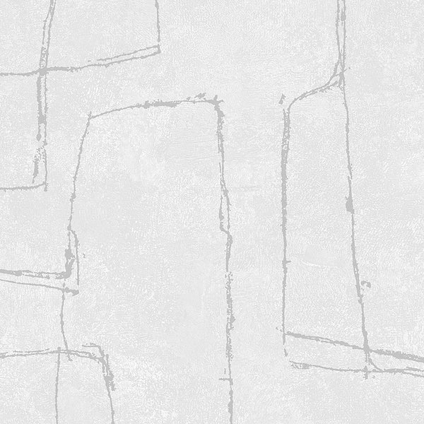 Textured Wallpaper Abstract in Grey|Silver