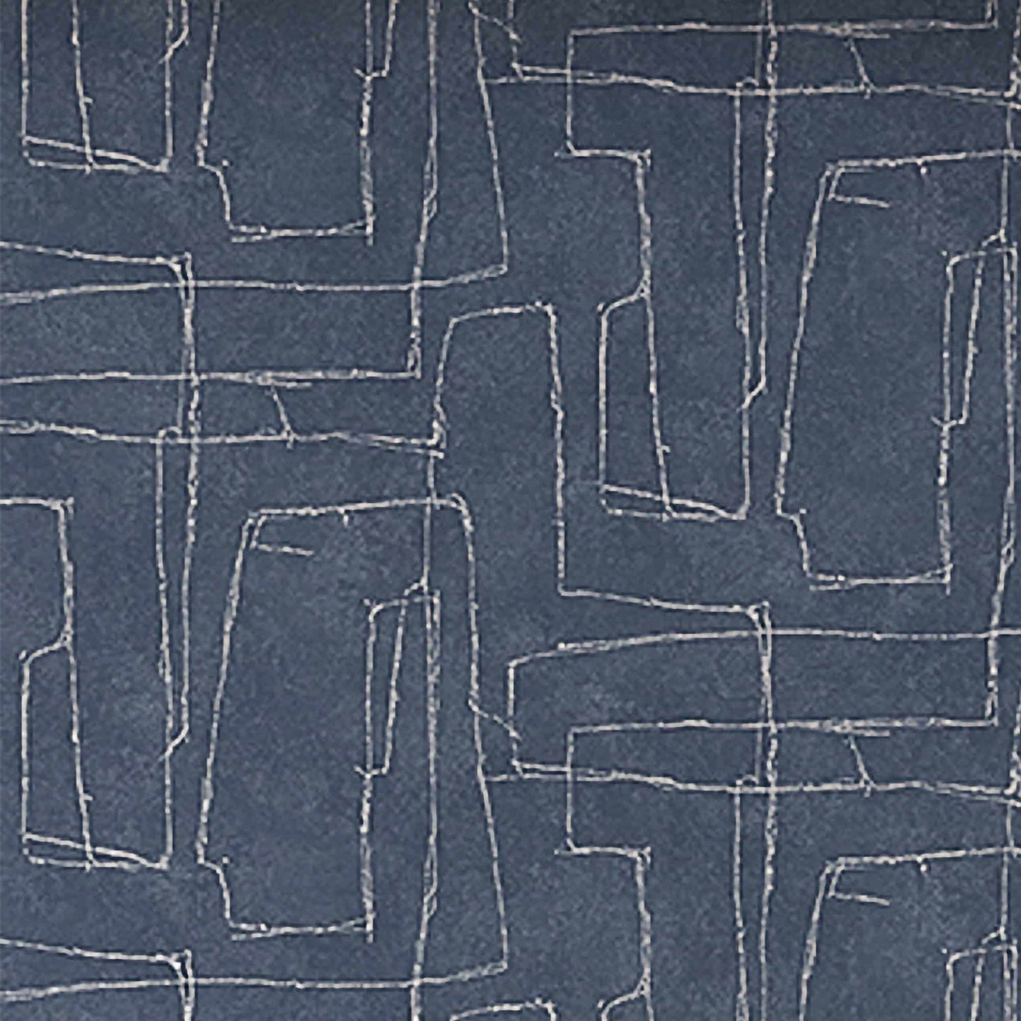 Textured Wallpaper Abstract in Blue|Silver