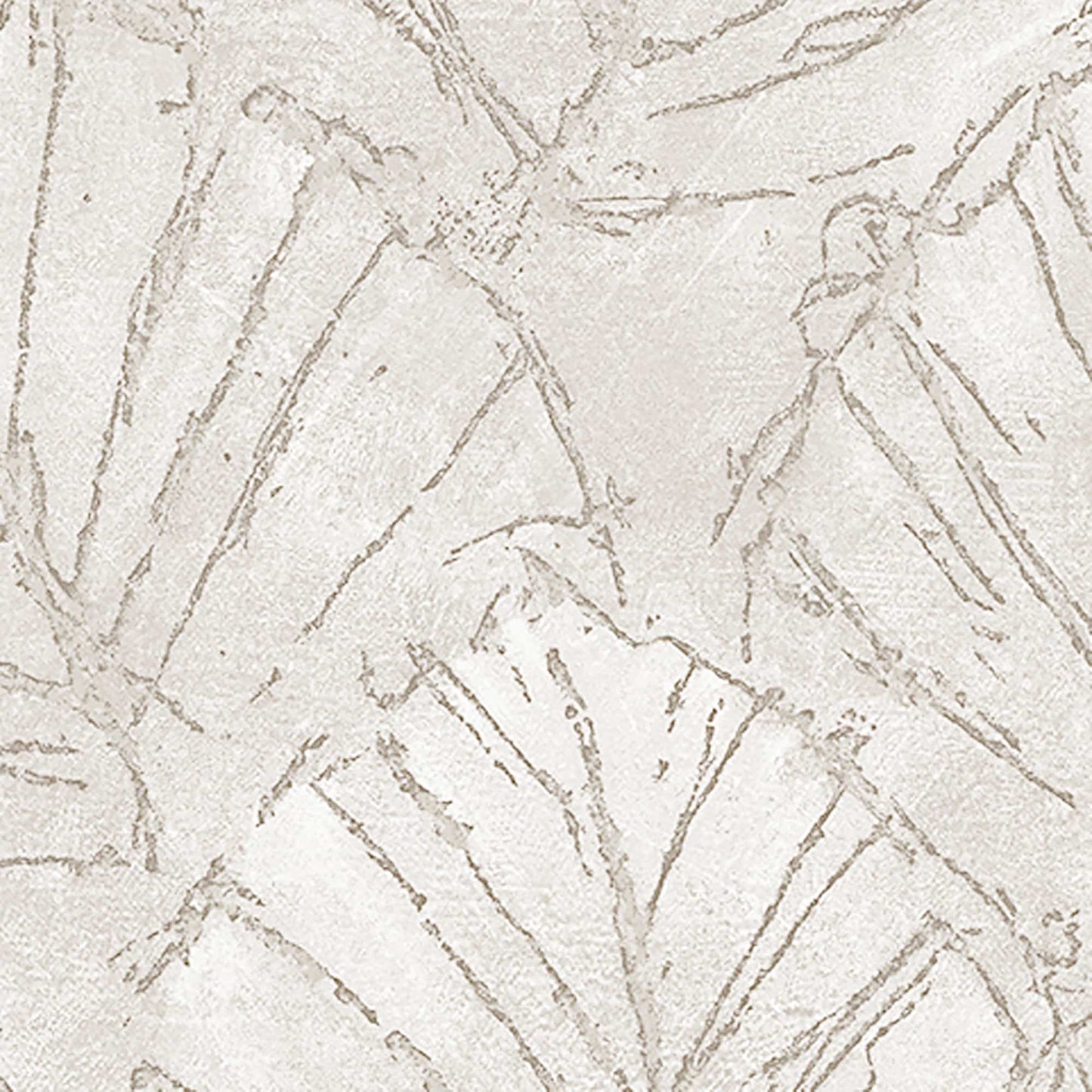 Textured Wallpaper Floral in Silver|Grey