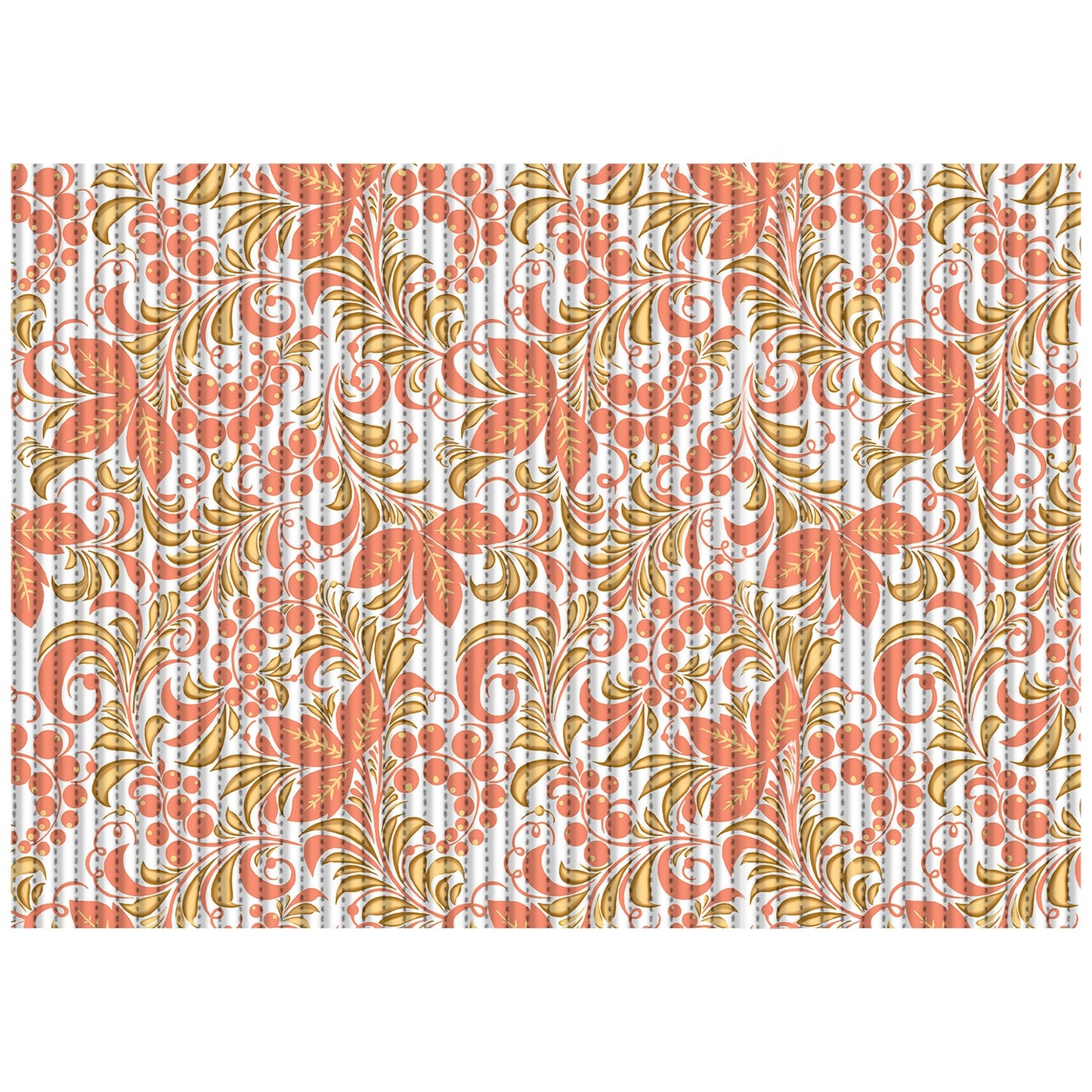 Leaf Bathroom Mat - 39" x 26" Beige Waterproof Non-Slip Quick Dry Rug, Non-Absorbent Dirt Resistant Perfect for Kitchen, Bathroom and Restroom