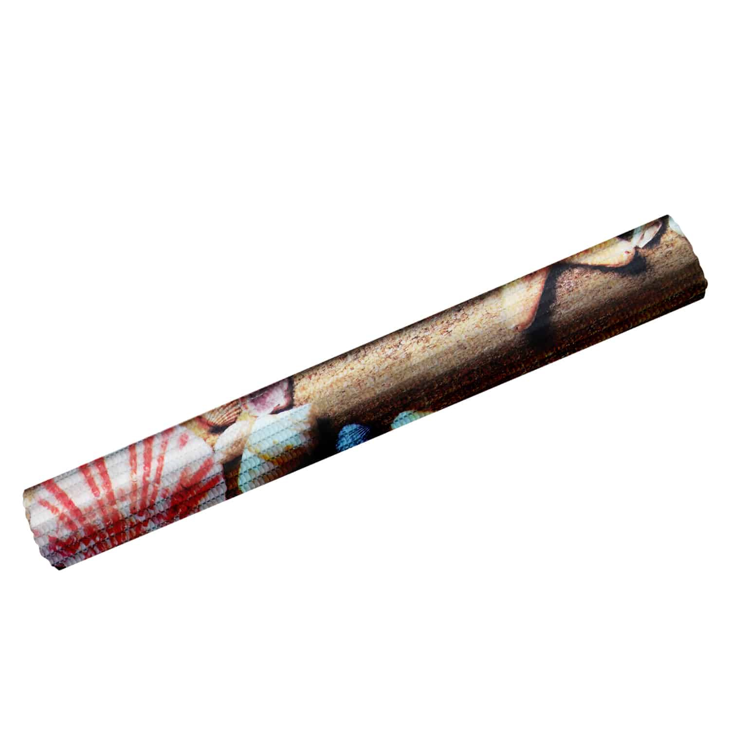 Seashell Bathroom Mat - 39" x 26" Beige Waterproof Non-Slip Quick Dry Rug, Non-Absorbent Dirt Resistant Perfect for Kitchen, Bathroom and Restroom