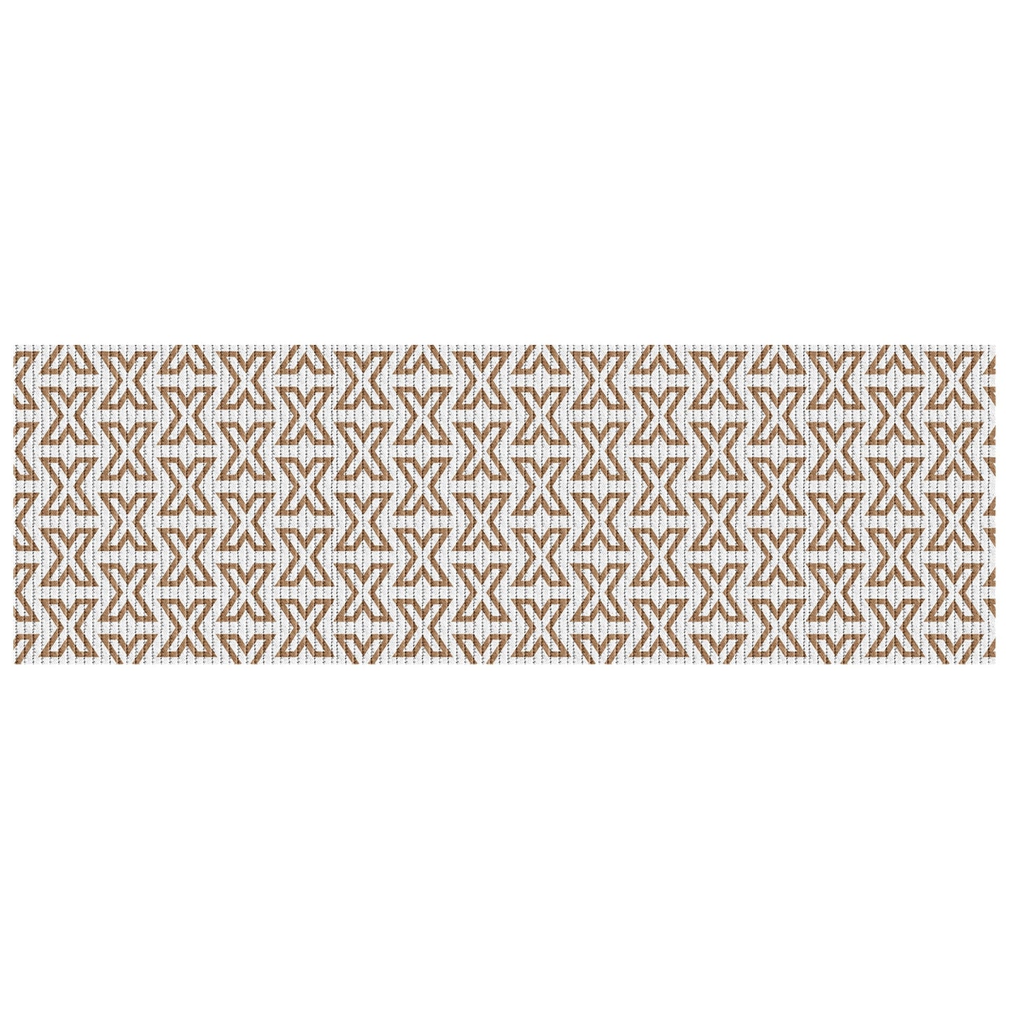 X Bathroom Mat - 79" x 26" Beige Waterproof Non-Slip Quick Dry Rug, Non-Absorbent Dirt Resistant Perfect for Kitchen, Bathroom and Restroom
