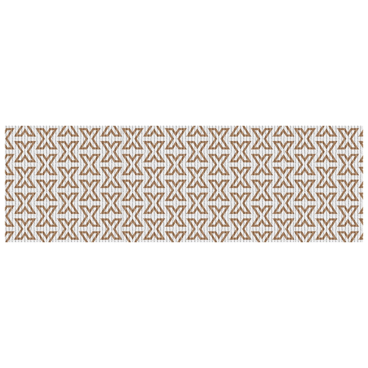 X Bathroom Mat - 79" x 26" Beige Waterproof Non-Slip Quick Dry Rug, Non-Absorbent Dirt Resistant Perfect for Kitchen, Bathroom and Restroom