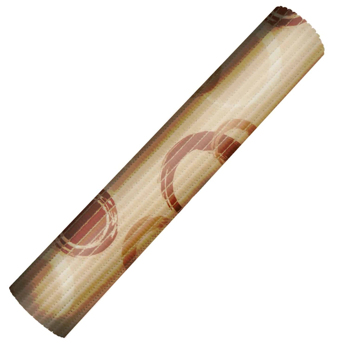 Circle Bathroom Mat - 79" x 26" Beige Waterproof Non-Slip Quick Dry Rug, Non-Absorbent Dirt Resistant Perfect for Kitchen, Bathroom and Restroom