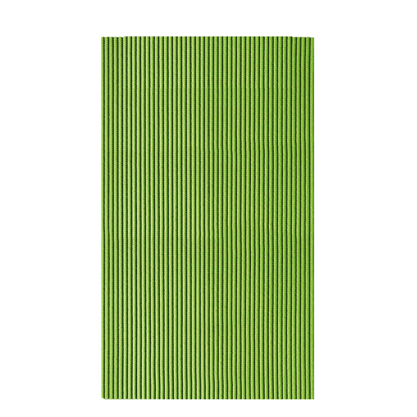 Plain Bathroom Mat - 31" x 26" Green Waterproof Non-Slip Quick Dry Rug, Non-Absorbent Dirt Resistant Perfect for Kitchen, Bathroom and Restroom