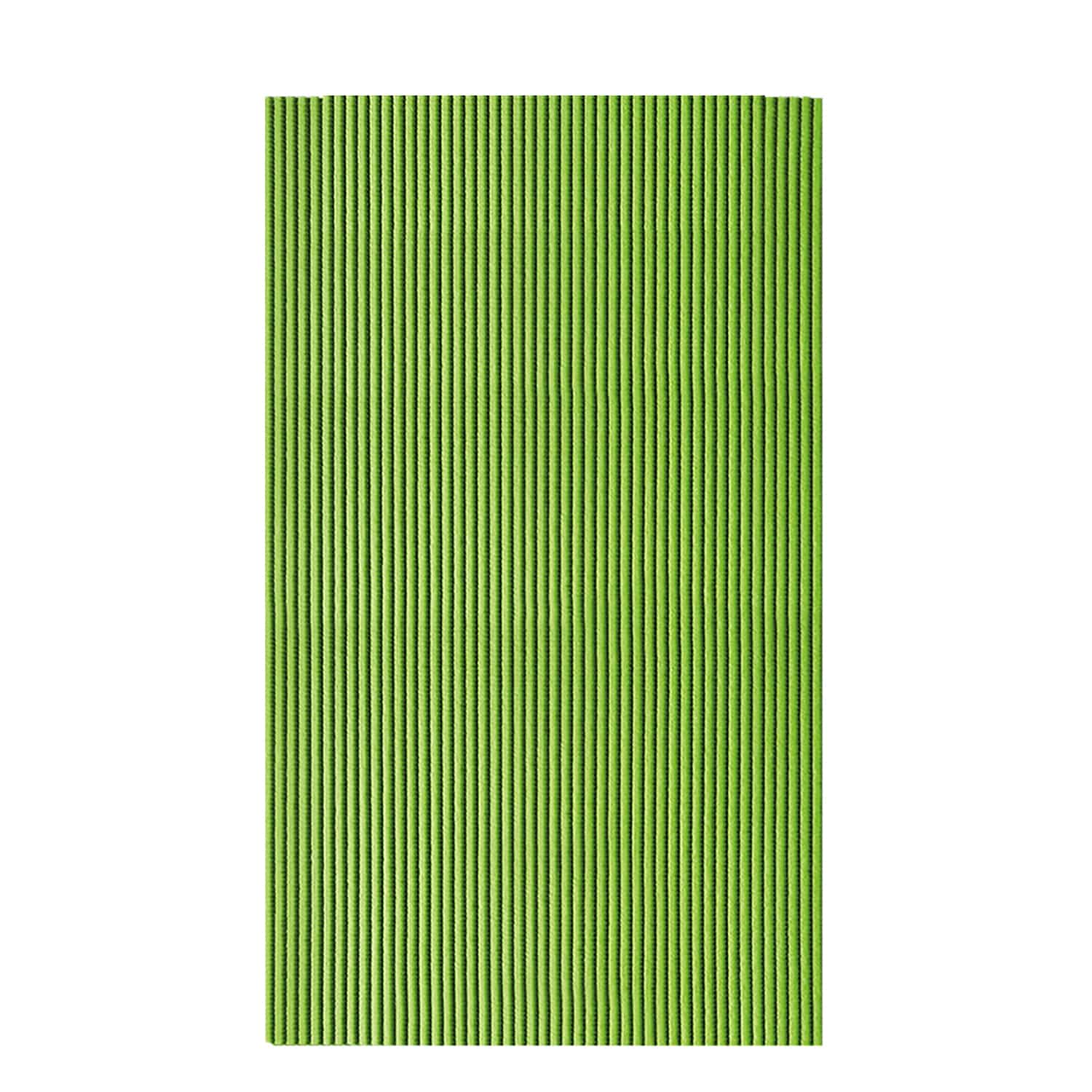 Plain Bathroom Mat - 31" x 26" Green Waterproof Non-Slip Quick Dry Rug, Non-Absorbent Dirt Resistant Perfect for Kitchen, Bathroom and Restroom