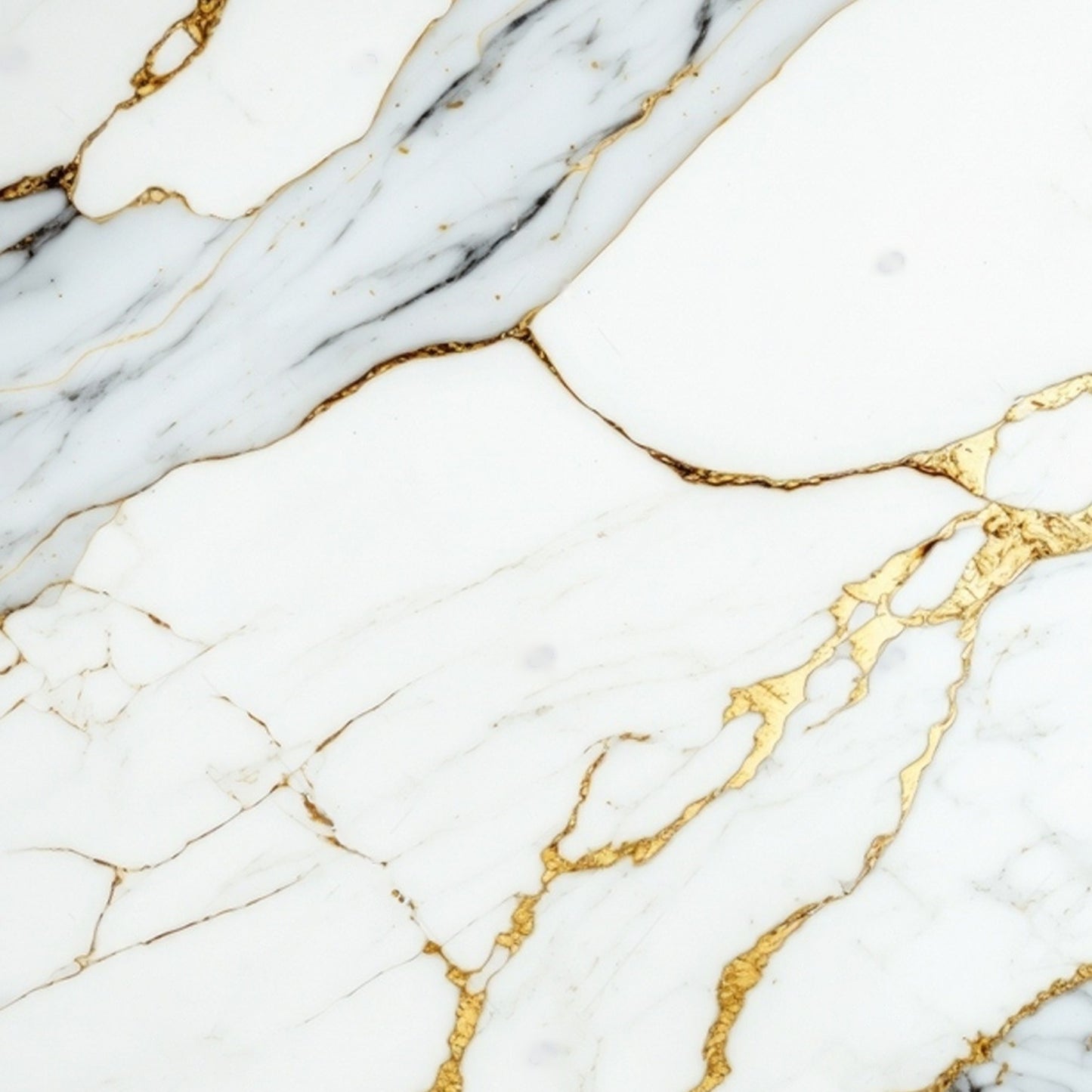 UV Marble Full Size Wall Panels 4ft x 9ft, High Gloss Panels - Backsplash, Bathroom, Accent Walls - White, Grey, Gold Veins