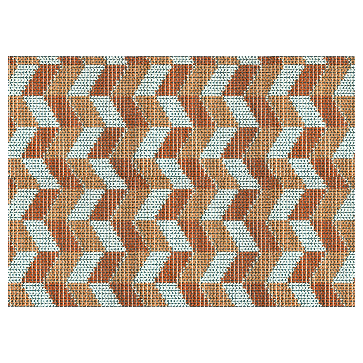 Chevron Bathroom Mat - 35" x 26" Beige Waterproof Non-Slip Quick Dry Rug, Non-Absorbent Dirt Resistant Perfect for Kitchen, Bathroom and Restroom