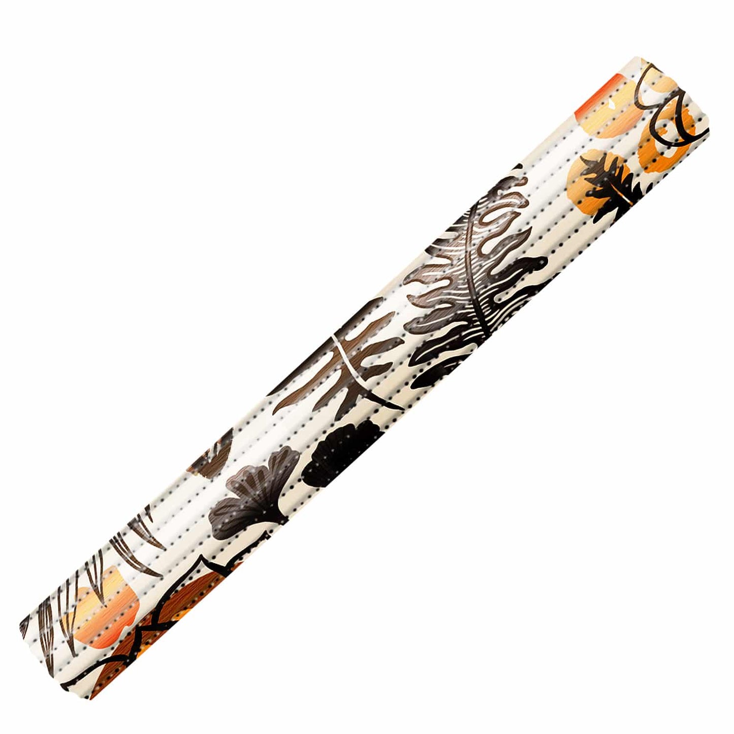 Leaf Bathroom Mat - 35" x 26" Brown Waterproof Non-Slip Quick Dry Rug, Non-Absorbent Dirt Resistant Perfect for Kitchen, Bathroom and Restroom