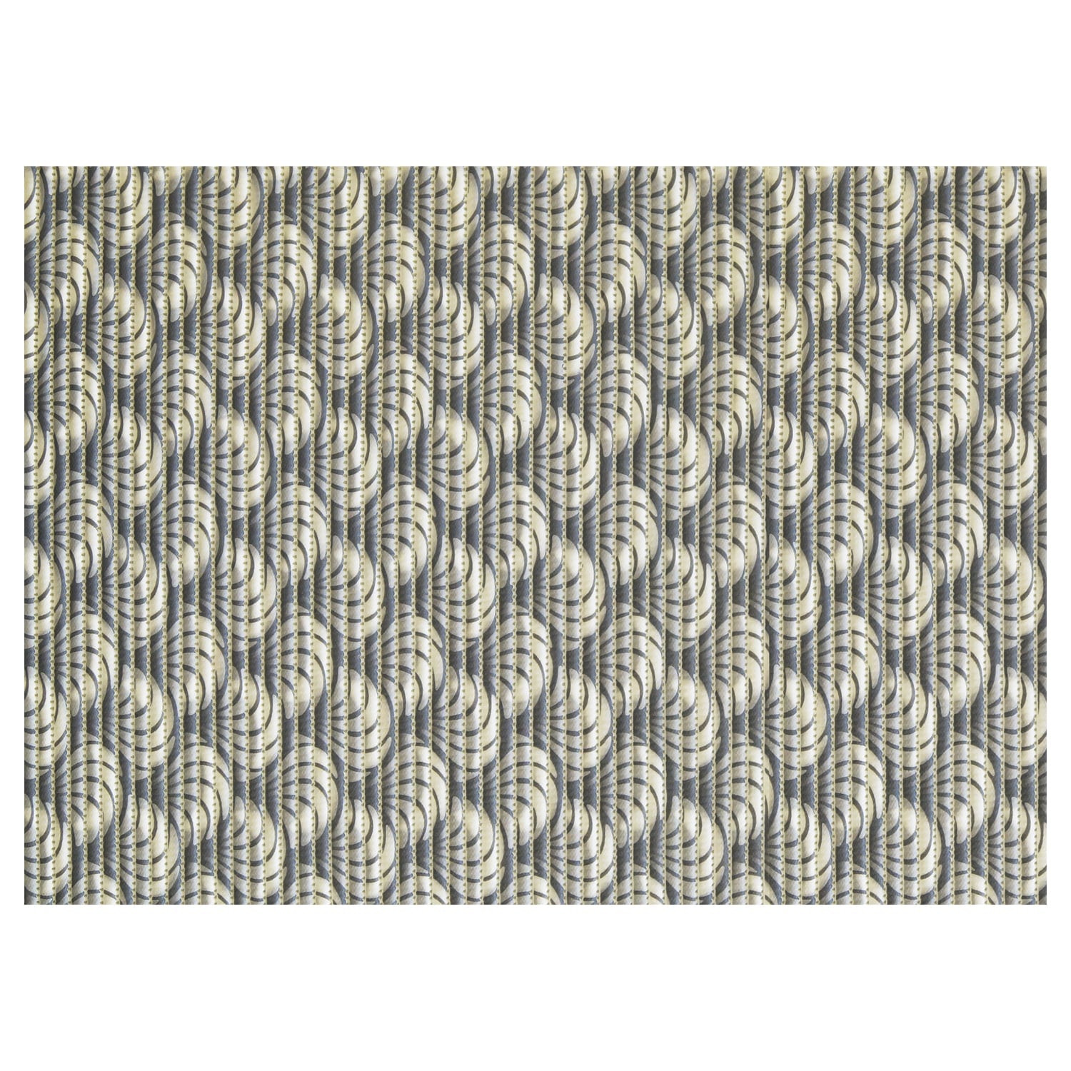 Sea Shell Bathroom Mat - 35" x 26" Grey Waterproof Non-Slip Quick Dry Rug, Non-Absorbent Dirt Resistant Perfect for Kitchen, Bathroom and Restroom