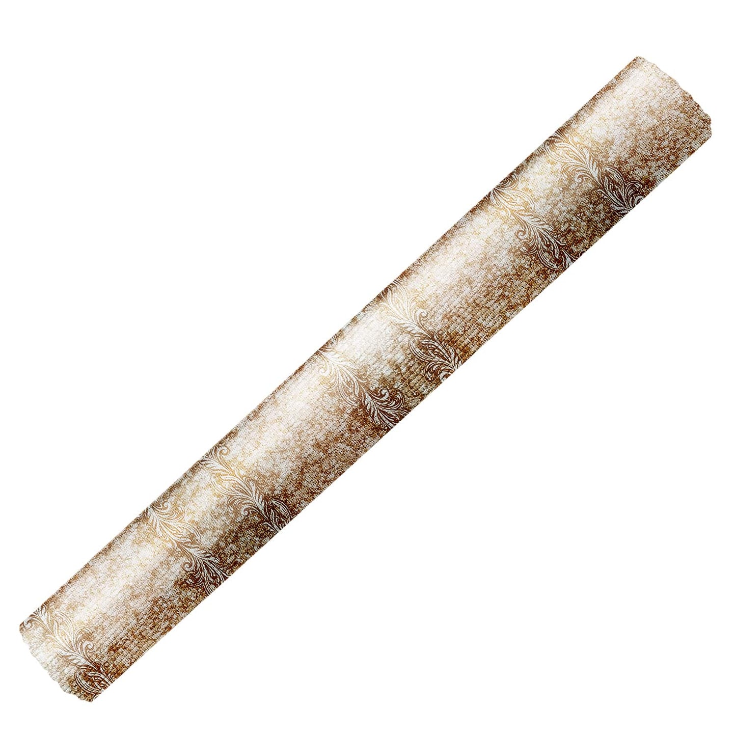 Vines Bathroom Mat - 35" x 26" Beige Waterproof Non-Slip Quick Dry Rug, Non-Absorbent Dirt Resistant Perfect for Kitchen, Bathroom and Restroom