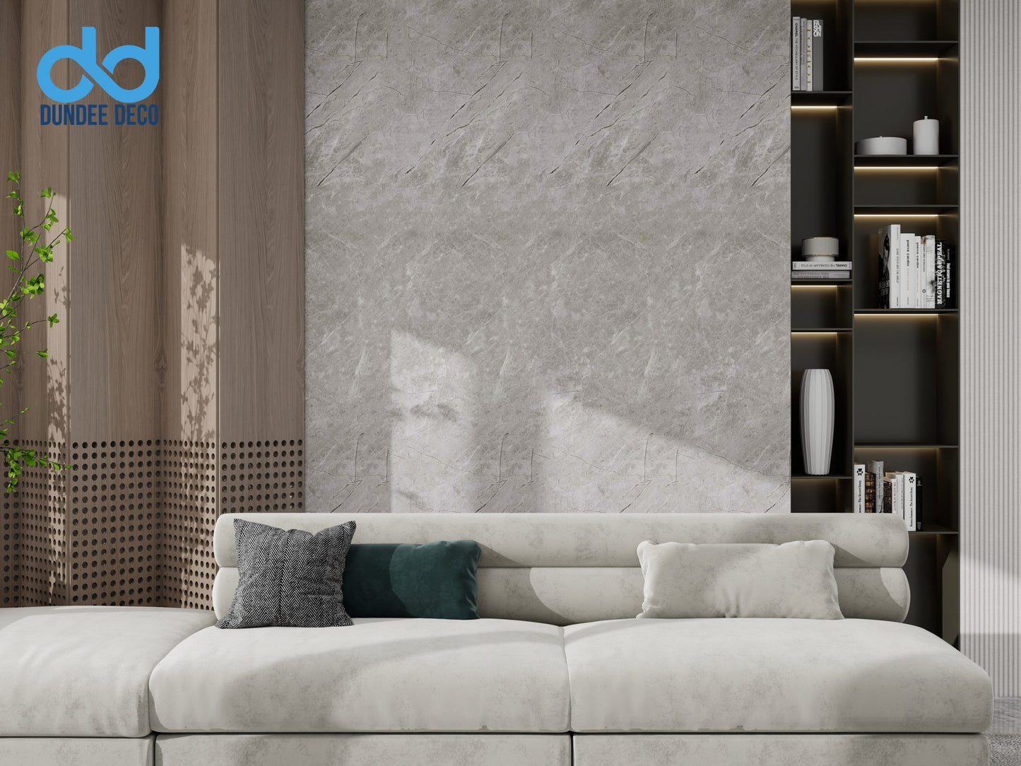 UV Marble panels Marble in Tan|Grey