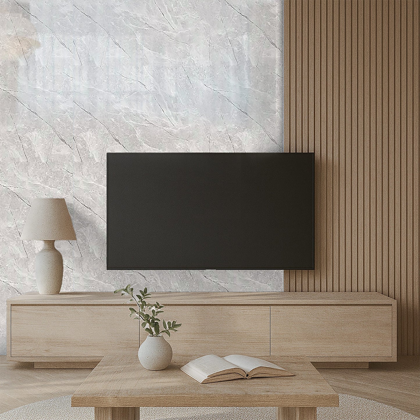 UV Marble panels Marble in Tan|Grey