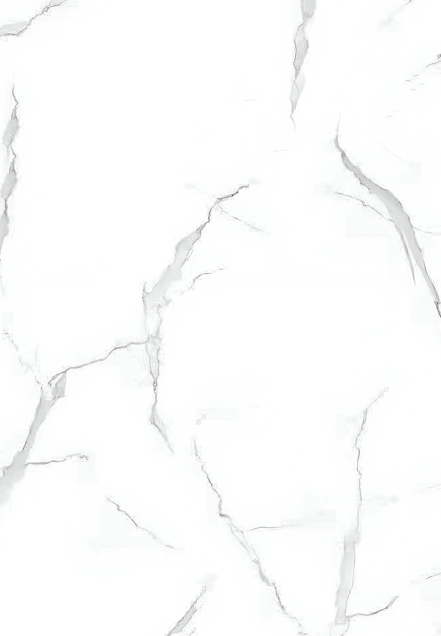 Faux Marble Wall Panels - 2 ft X 4 ft - Glossy, Waterproof Indoor Wall Cladding - White, Grey Veins